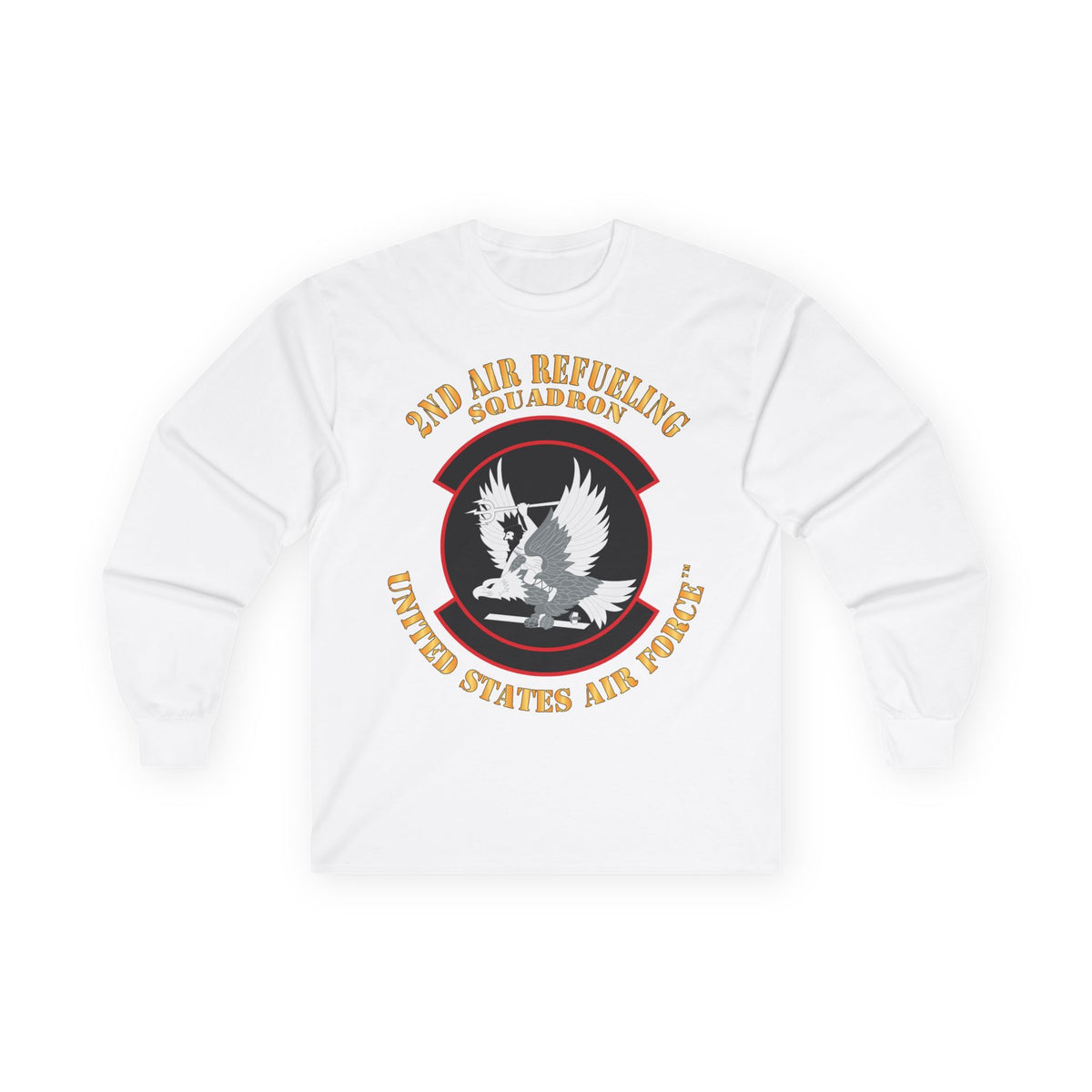 Unisex Ultra Cotton Long Sleeve Tee - USAF - 2nd Air Refueling Squadron