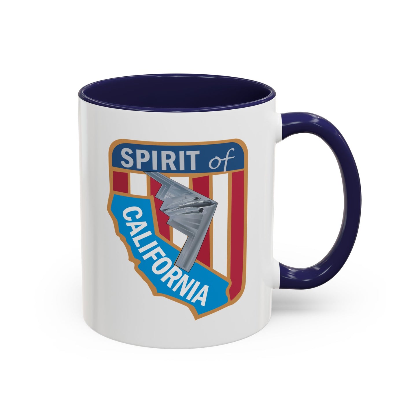 Accent Coffee Mug (11oz & 15oz) - USAF - B2 - Spirit of California - Stealth Bomber wo txt X 300