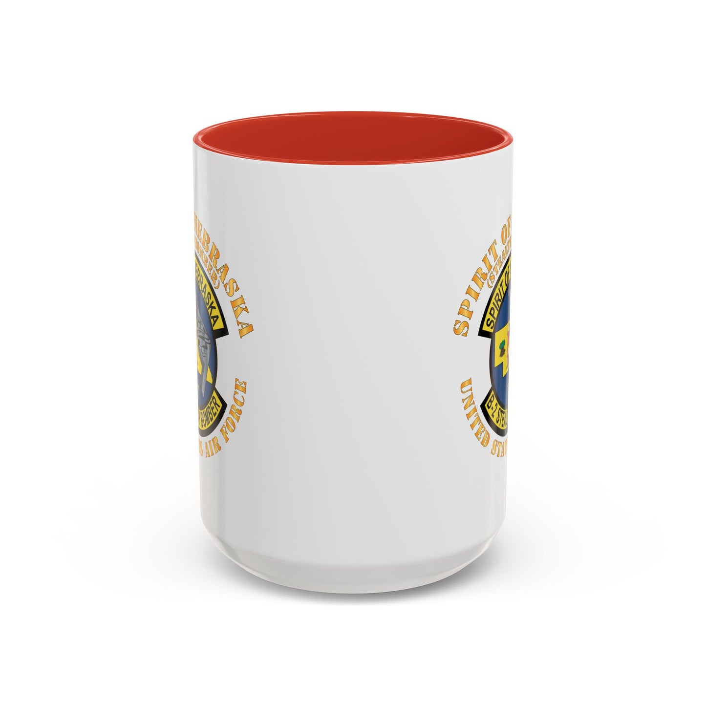 Accent Coffee Mug (11oz & 15oz) - USAF - B2 - Spirit of Nebraska - Stealth Bomber X 300