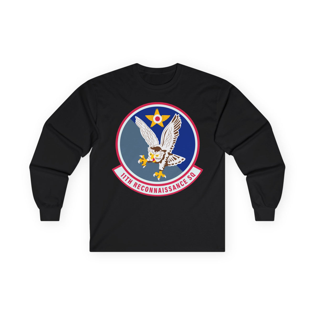 Unisex Ultra Cotton Long Sleeve Tee - USAF - 11th Attack Squadron wo txt