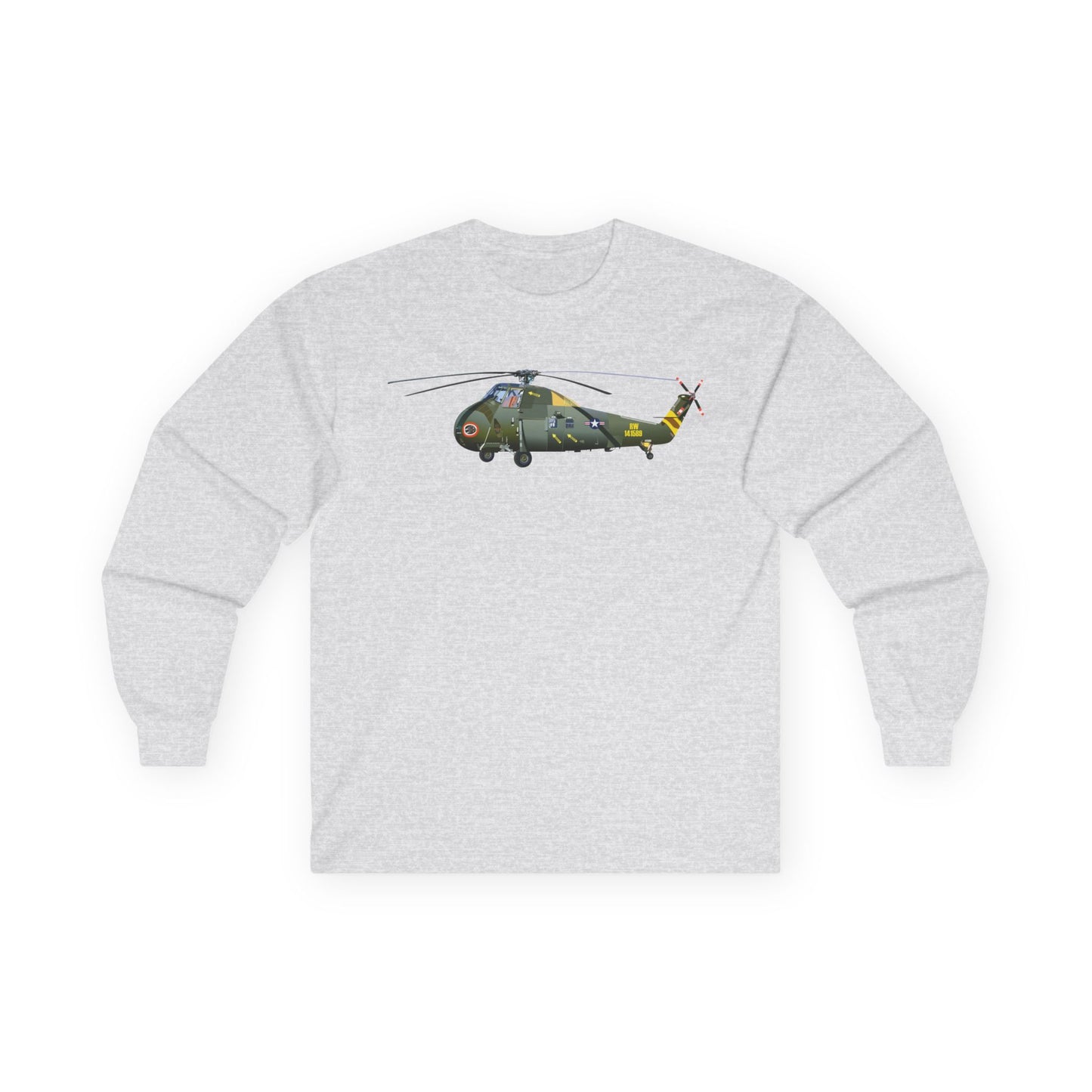 Unisex Ultra Cotton Long Sleeve Tee - H-34 Choctaw wo Txt X 300