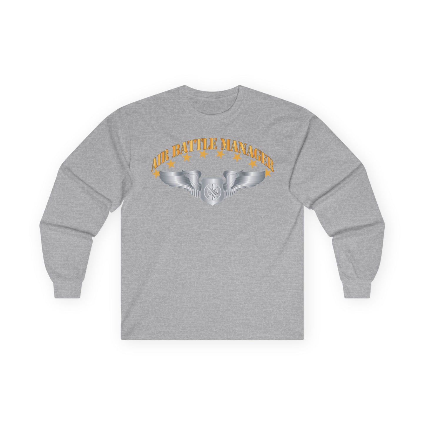 Unisex Ultra Cotton Long Sleeve Tee - USAF - Air Battle Manager X 300