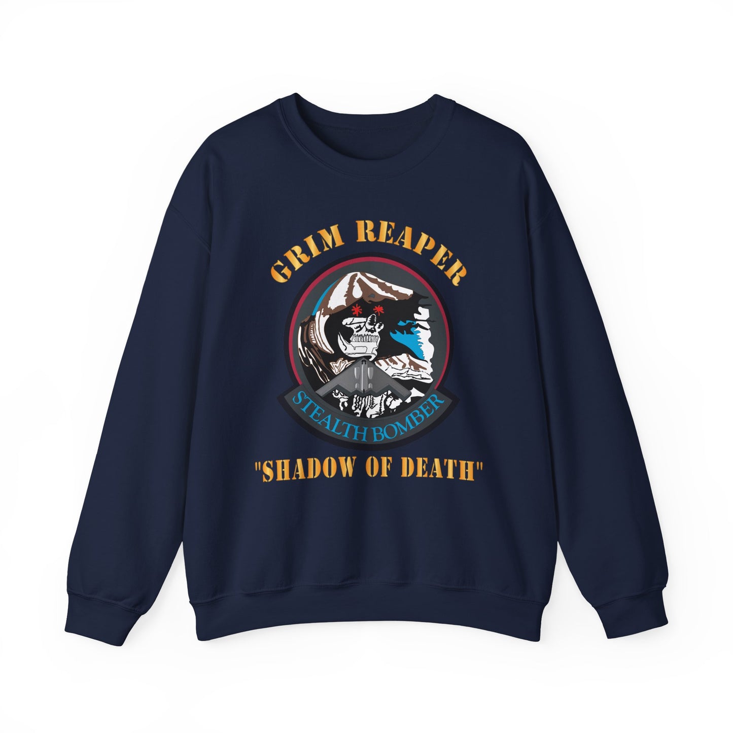 Crewneck Sweatshirt - USAF - B2 - Grim Reaper - Stealth Bomber X 300