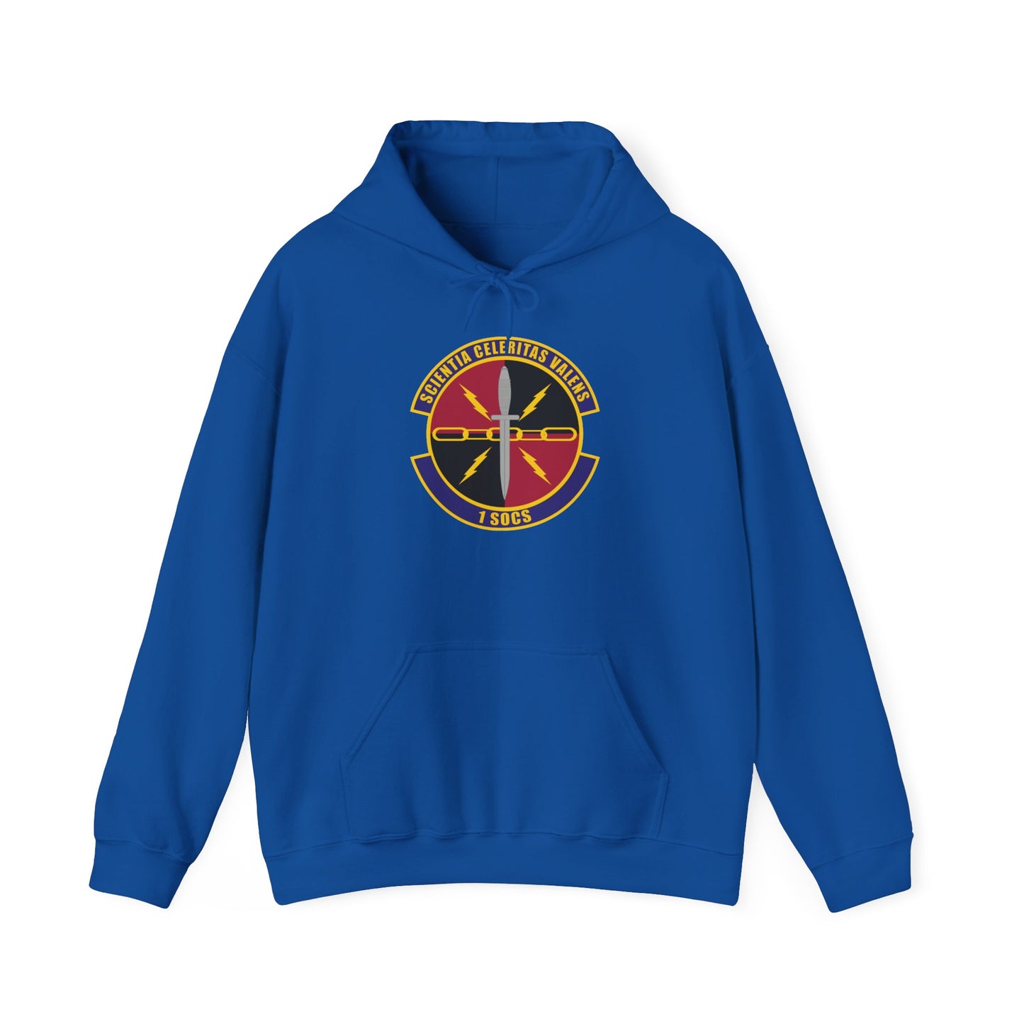 Unisex Heavy Blend Hooded Sweatshirt - USAF - 1st Special Operations Communication Squadron wo txt