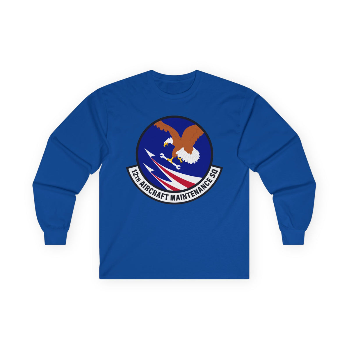 Unisex Ultra Cotton Long Sleeve Tee - USAF - 12th Aircraft Maintenance Squadron wo txt