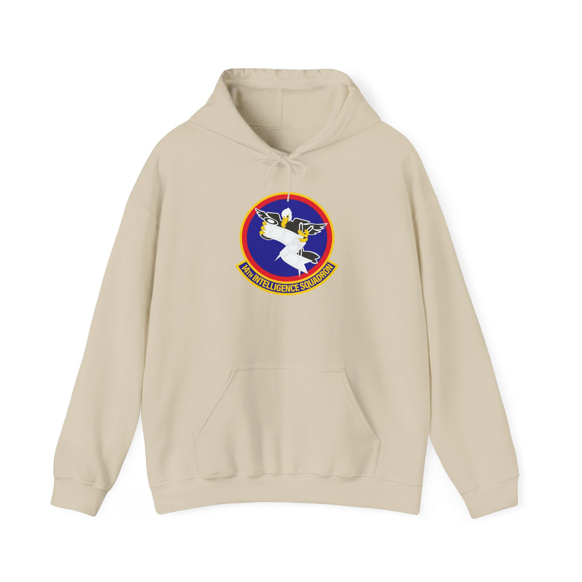 Unisex Heavy Blend Hooded Sweatshirt - USAF - 14th Intelligence Squadron wo txt