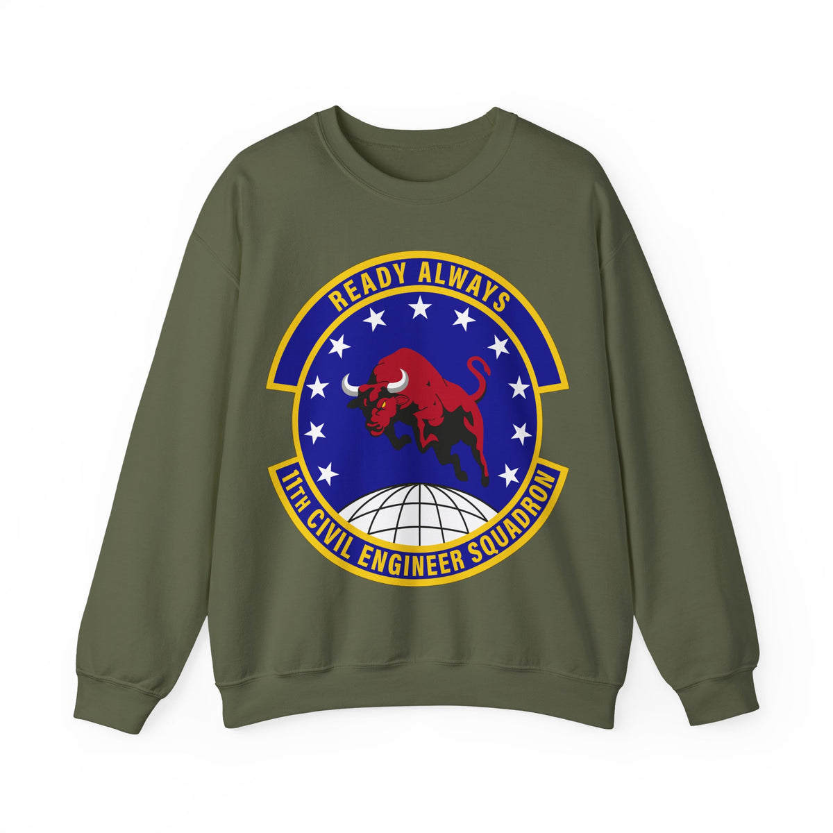 Crewneck Sweatshirt - USAF - 11th Civil Engineer Squadron wo txt