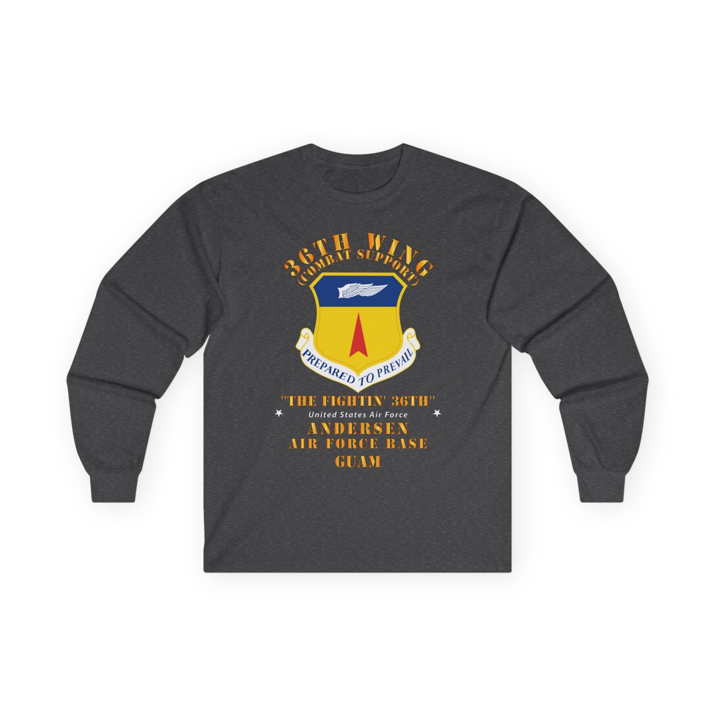 Unisex Ultra Cotton Long Sleeve Tee - USAF - 36th Wing - Anderson AFB - Guam
