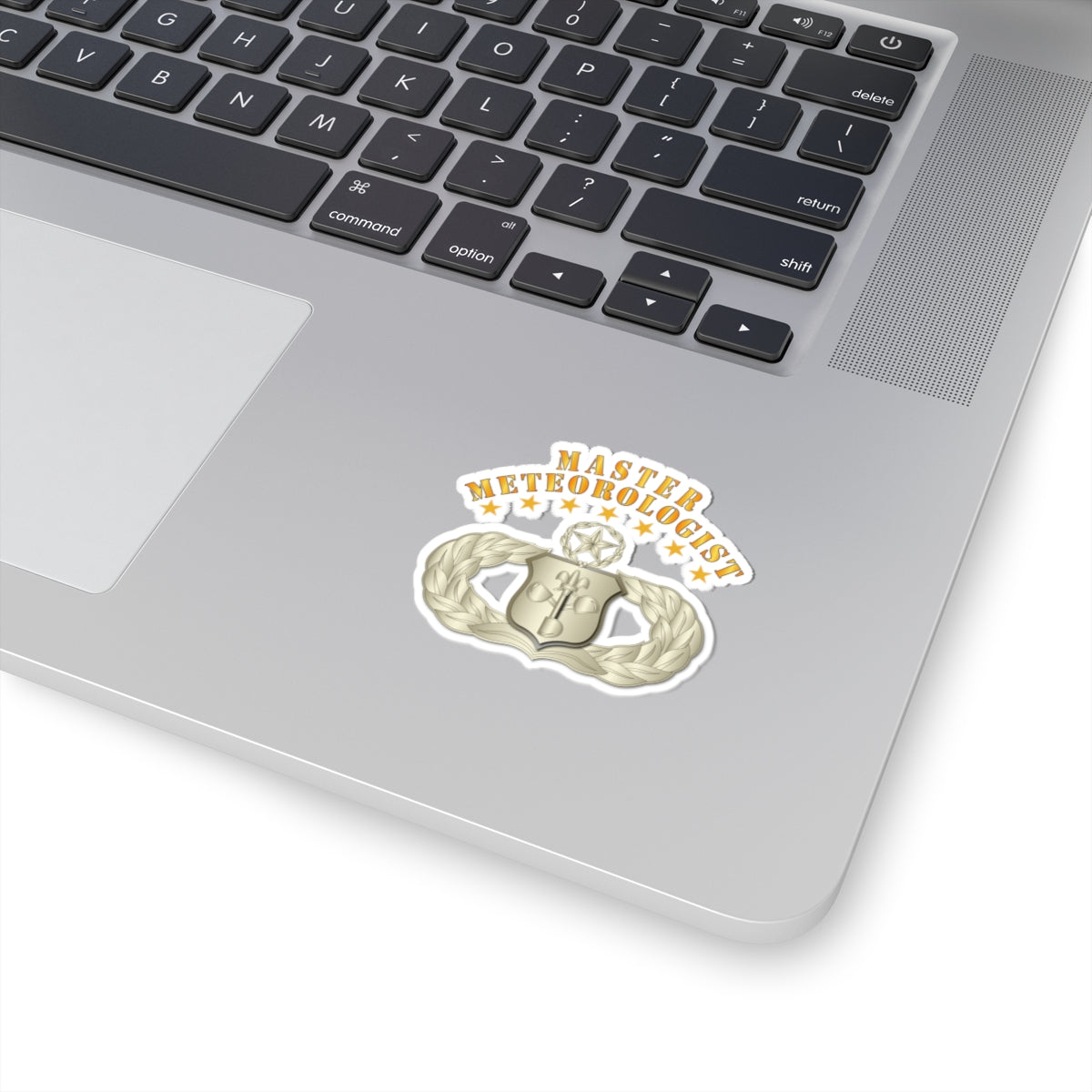 Kiss-Cut Stickers - USAF - Meteorologist - Master Badge wo DS