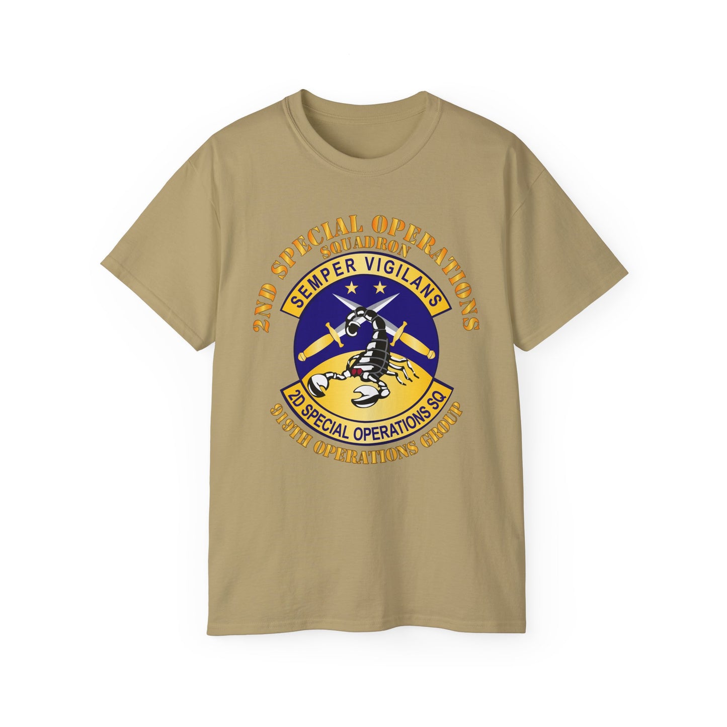Unisex Ultra Cotton Tee - USAFSOF - 2nd Special Operations Squadron - 919th Operations Group