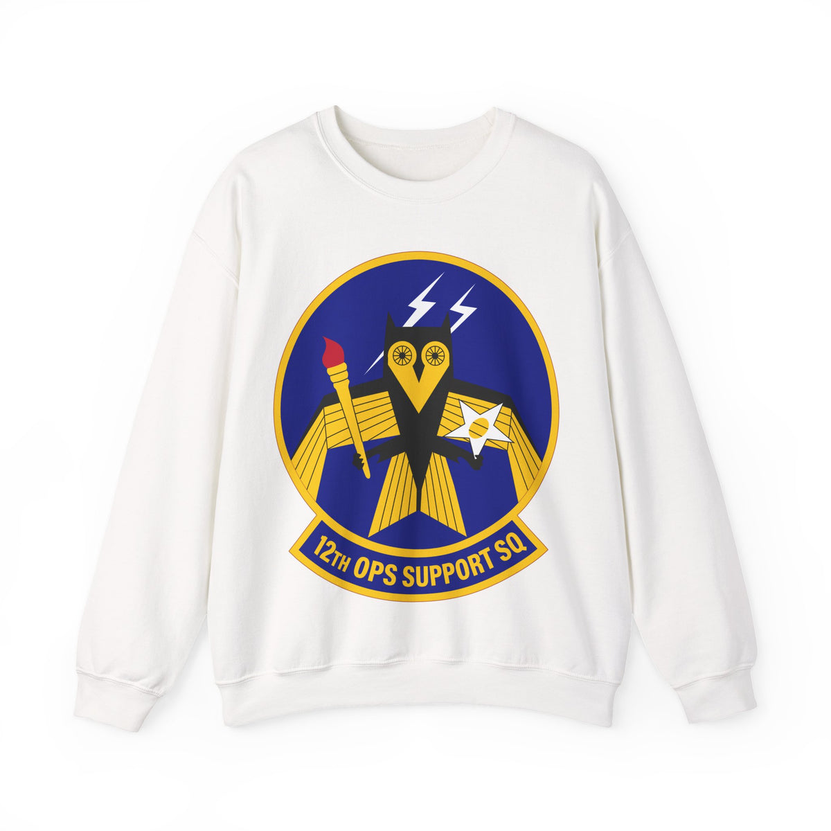 Crewneck Sweatshirt - USAF - 12th Operations Support Squadron wo txt