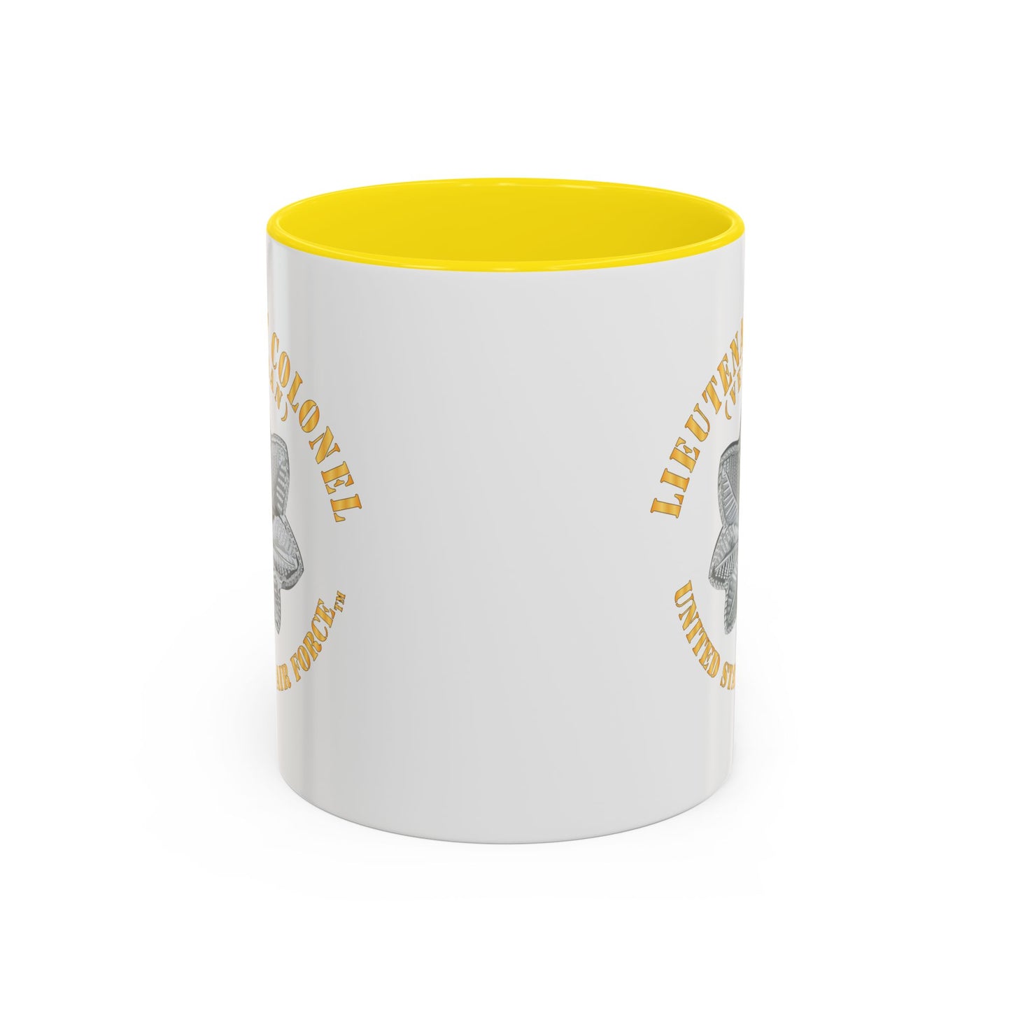 Accent Coffee Mug (11oz & 15oz) - USAF - Lieutenant Colonel - LTC - Veteran - TM X 300