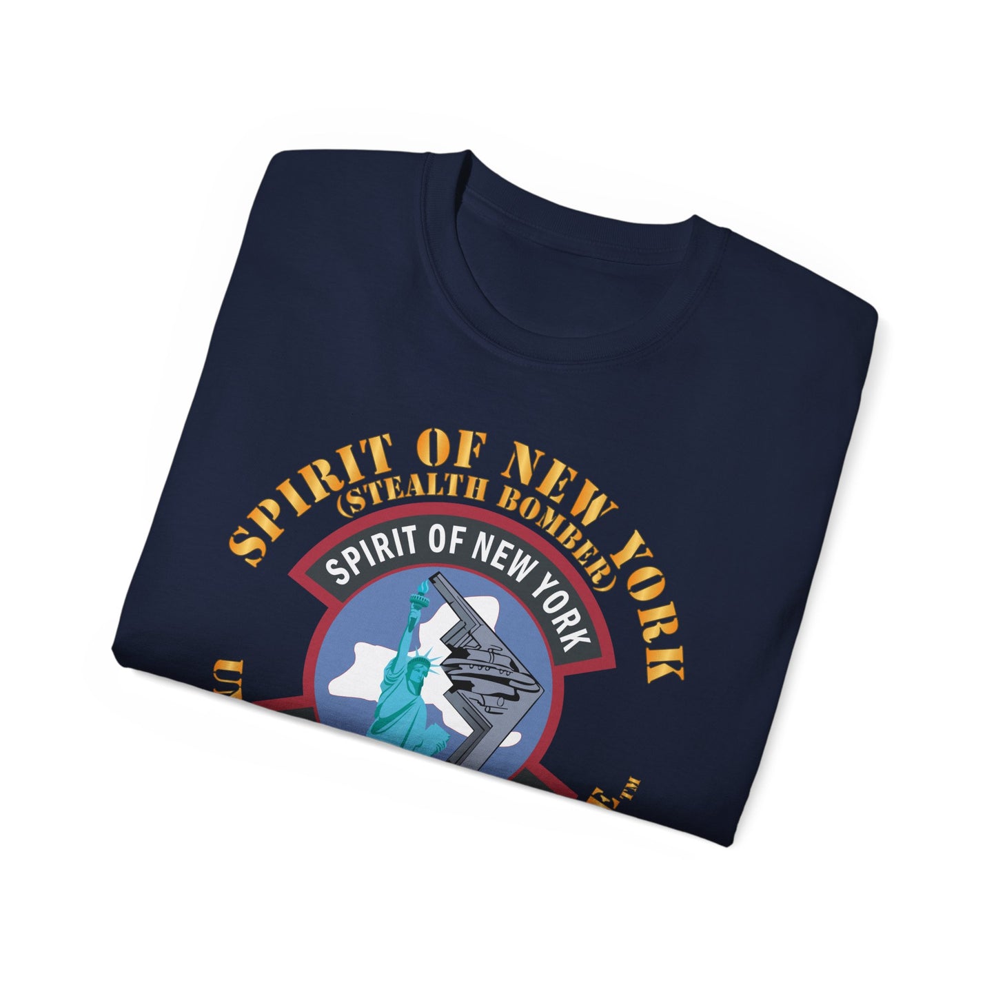 Unisex Ultra Cotton Tee - USAF - B2 - Spirit of New York - Stealth Bomber X 300