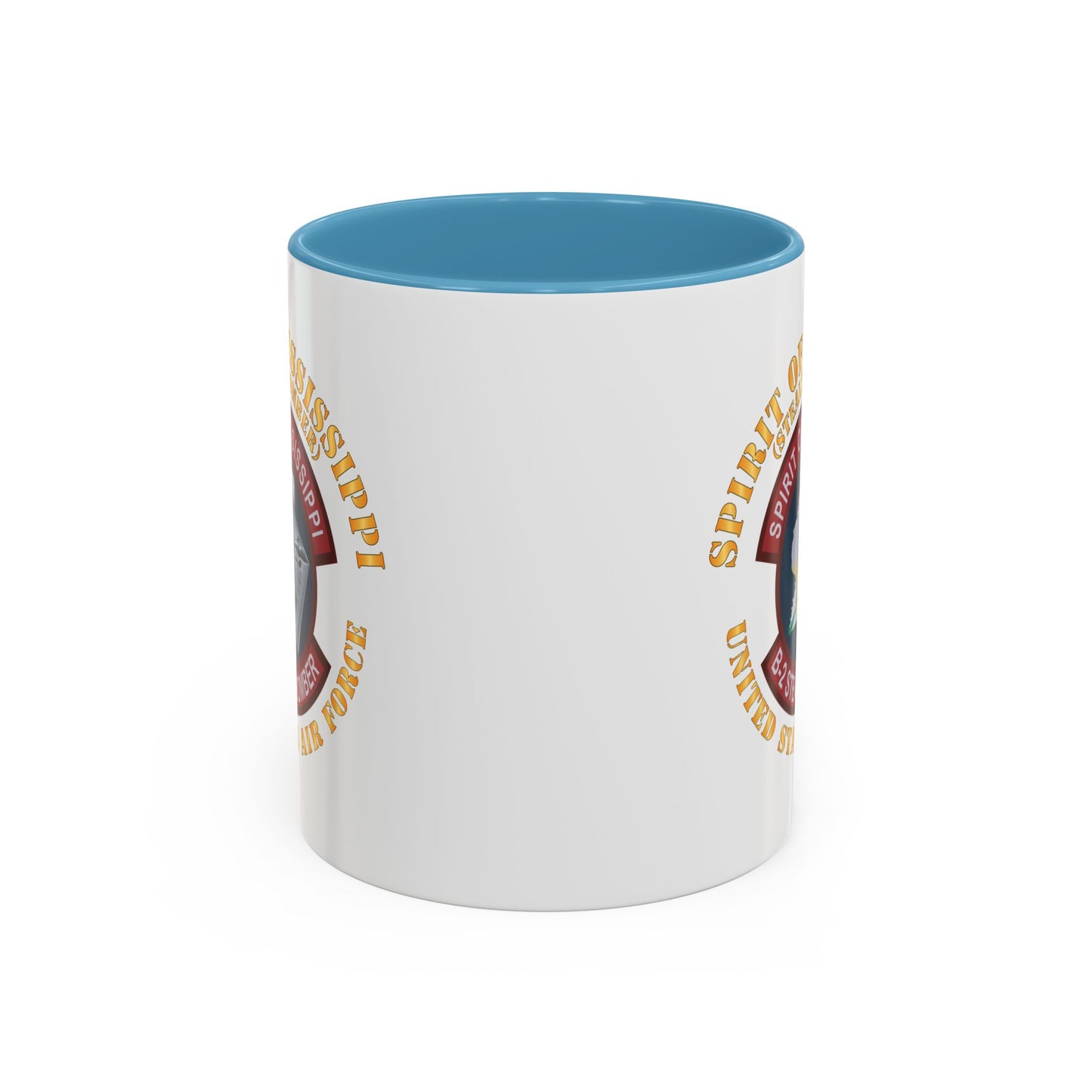 Accent Coffee Mug (11oz & 15oz) - USAF - B2 - Spirit of Mississippi - Stealth Bomber X 300