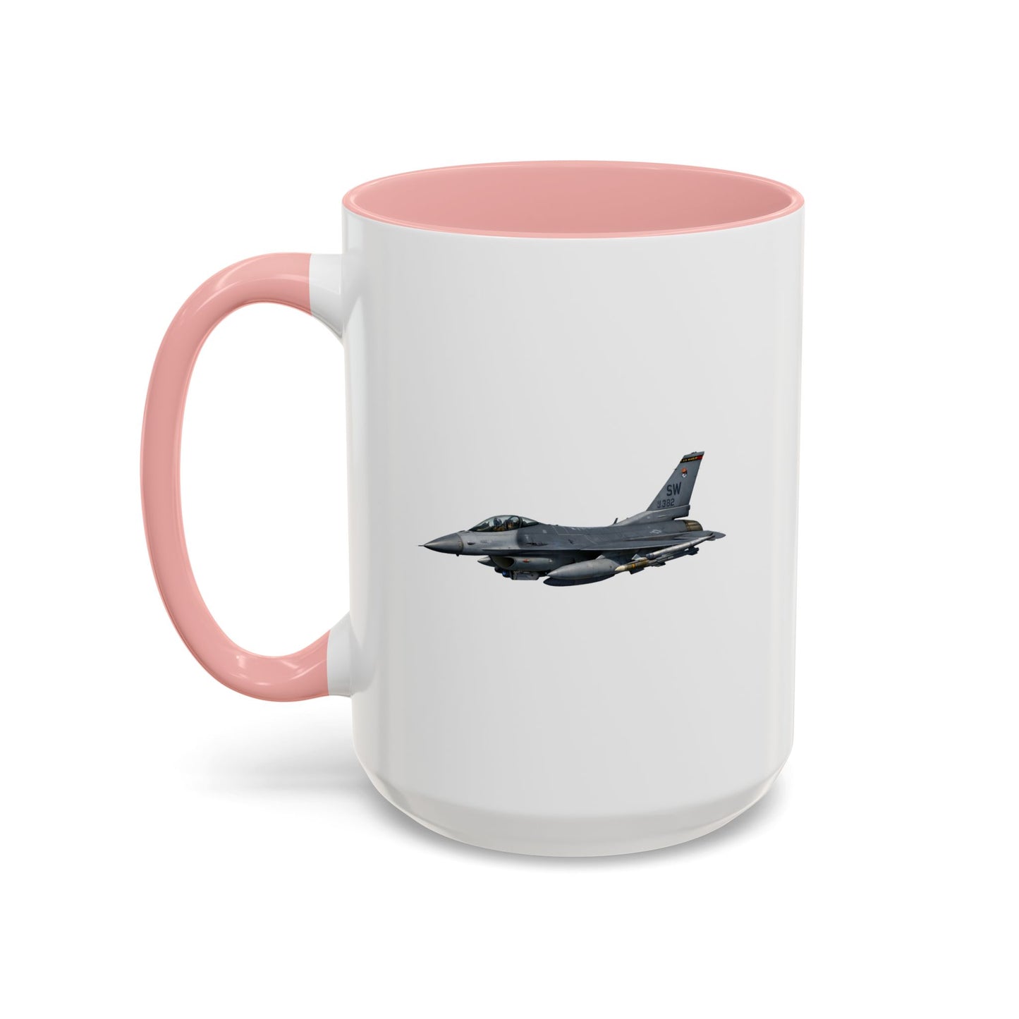 Accent Coffee Mug (11oz & 15oz) - USAF - F-16 Fighting Falcon wo txt X 300