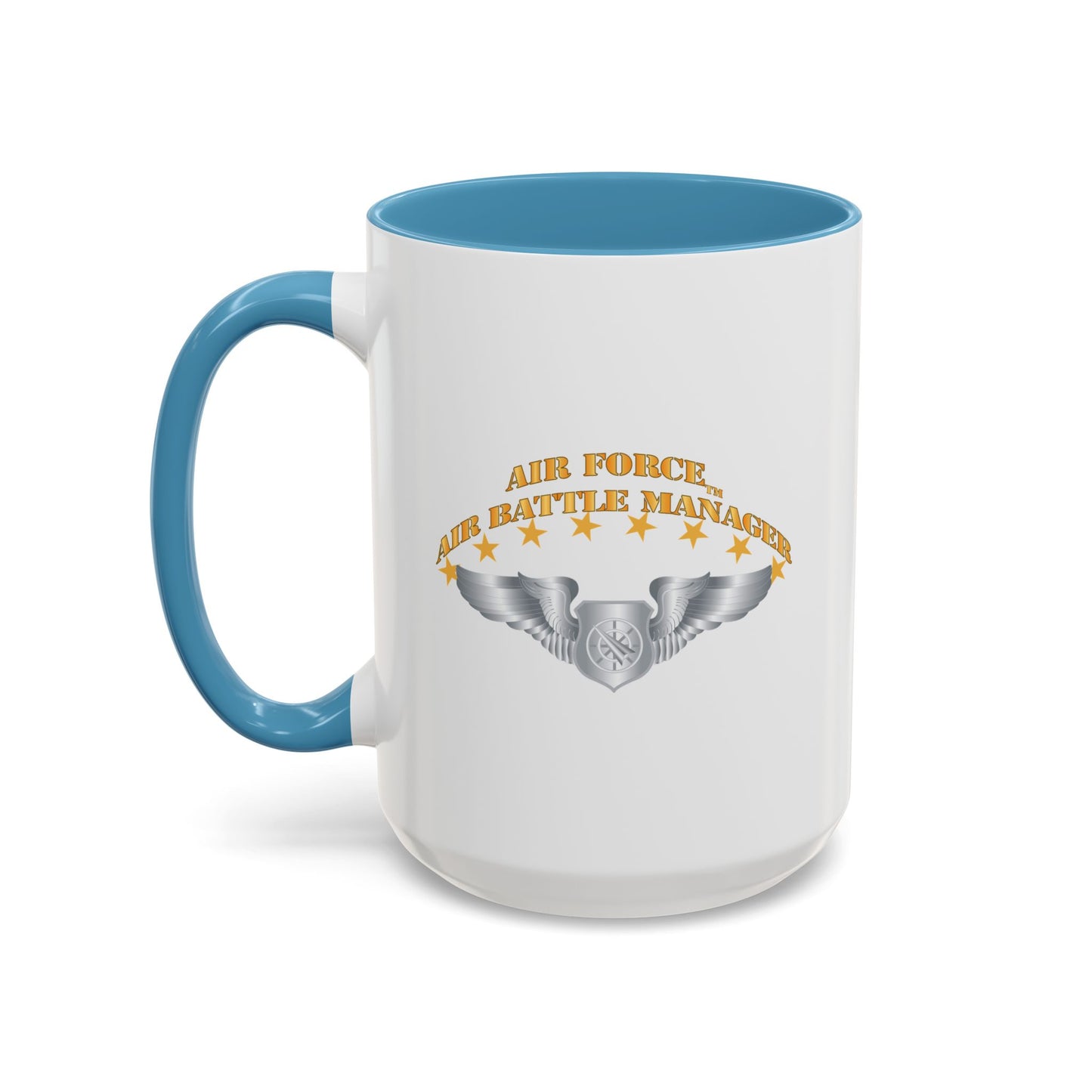 Accent Coffee Mug (11oz & 15oz) - USAF - Air Battle Manager - Basic Wings X 300