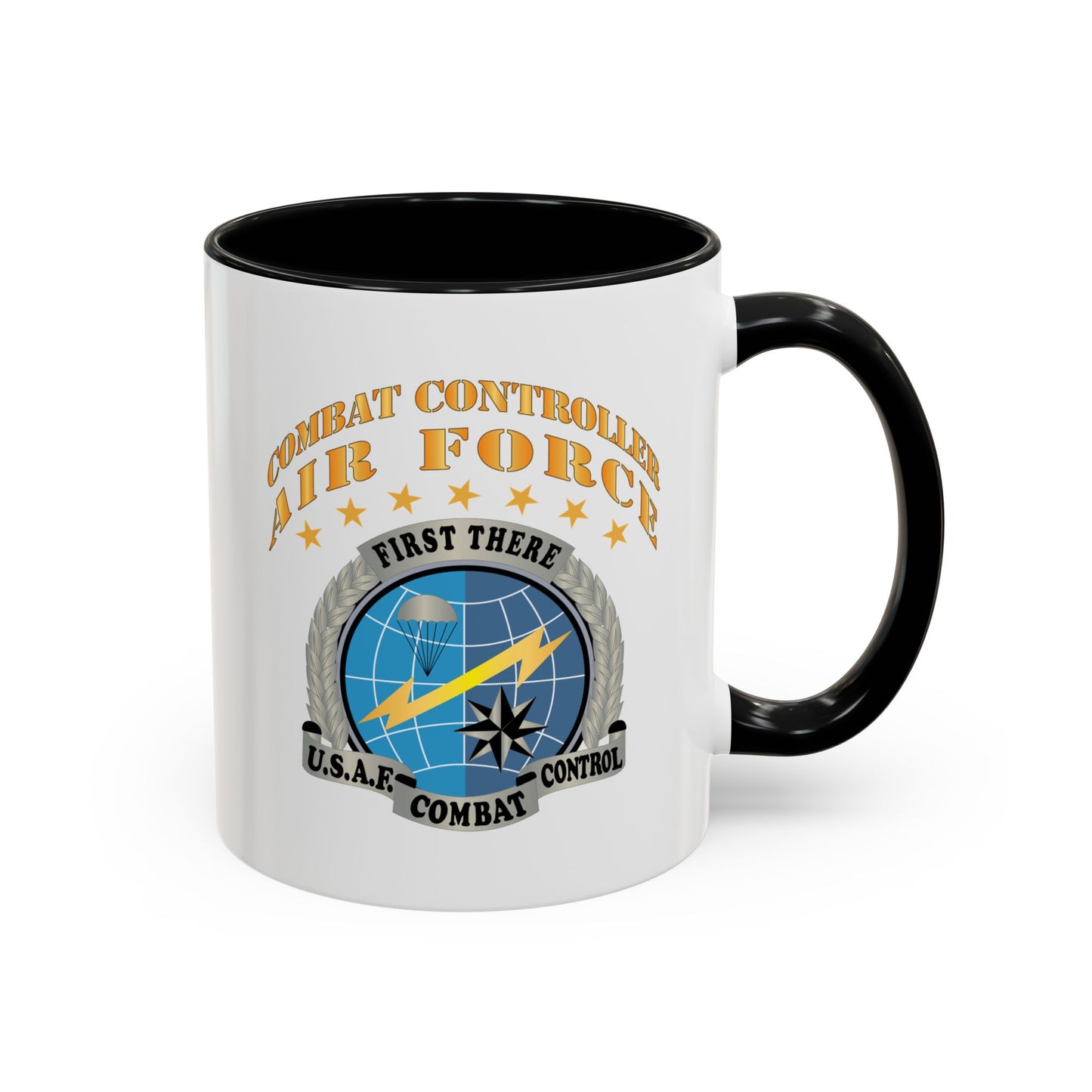 Accent Coffee Mug (11oz & 15oz) - USAF - Combat Controller X 300
