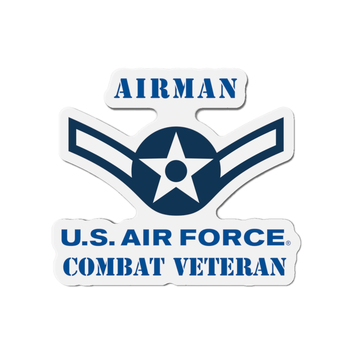 Die-Cut Magnet - USAF - Airman (E2) - 2020 - US Air Force - Combat Veteran