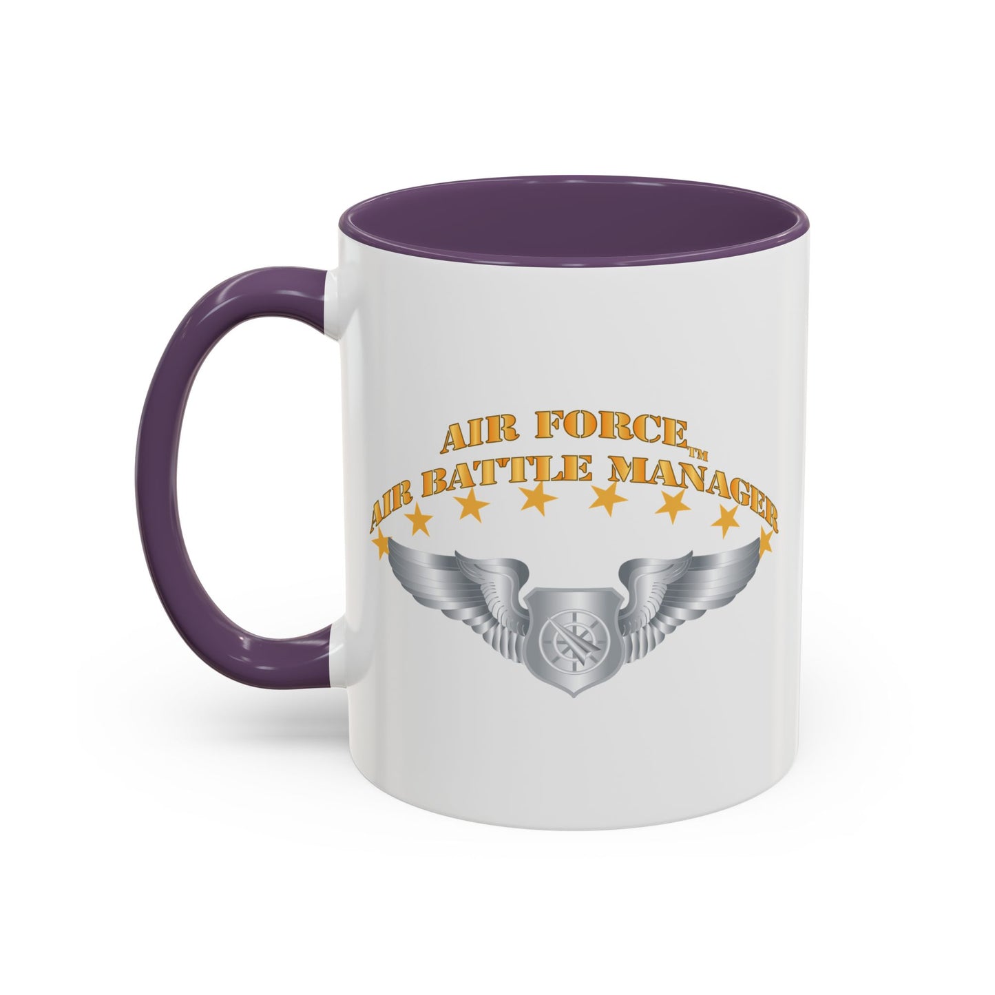 Accent Coffee Mug (11oz & 15oz) - USAF - Air Battle Manager - Basic Wings X 300