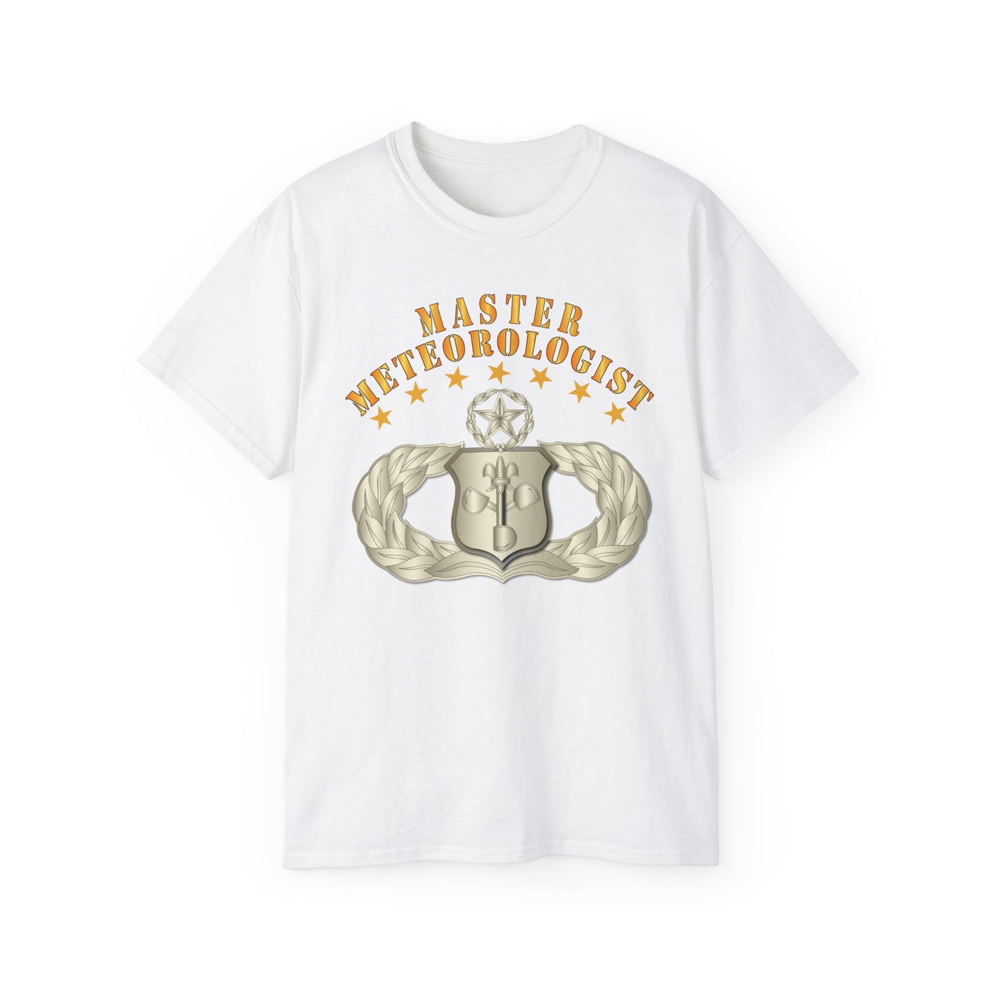 Unisex Ultra Cotton Tee - USAF - Meteorologist - Master Badge wo DS