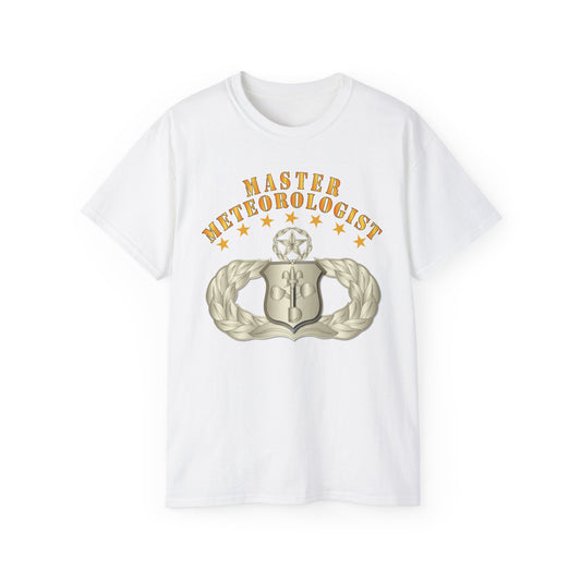 Unisex Ultra Cotton Tee - USAF - Meteorologist - Master Badge wo DS