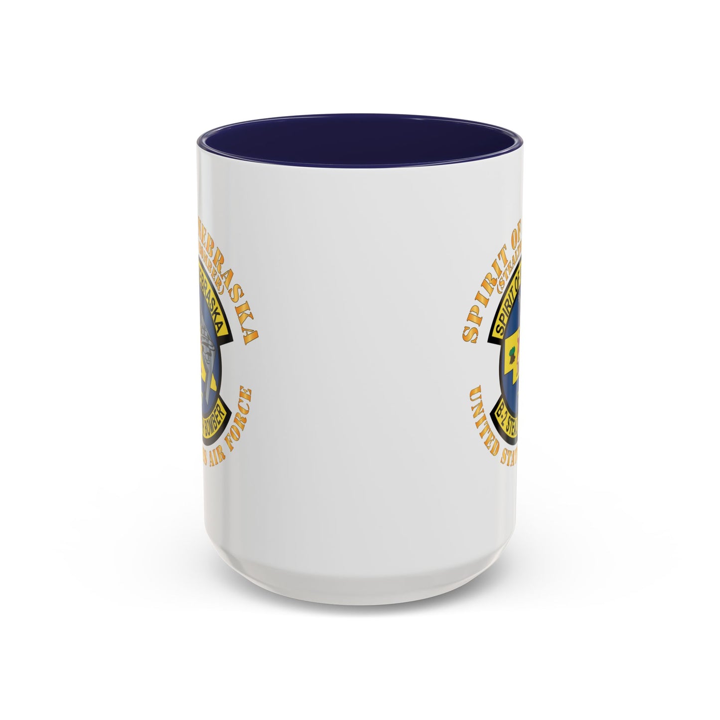 Accent Coffee Mug (11oz & 15oz) - USAF - B2 - Spirit of Nebraska - Stealth Bomber X 300