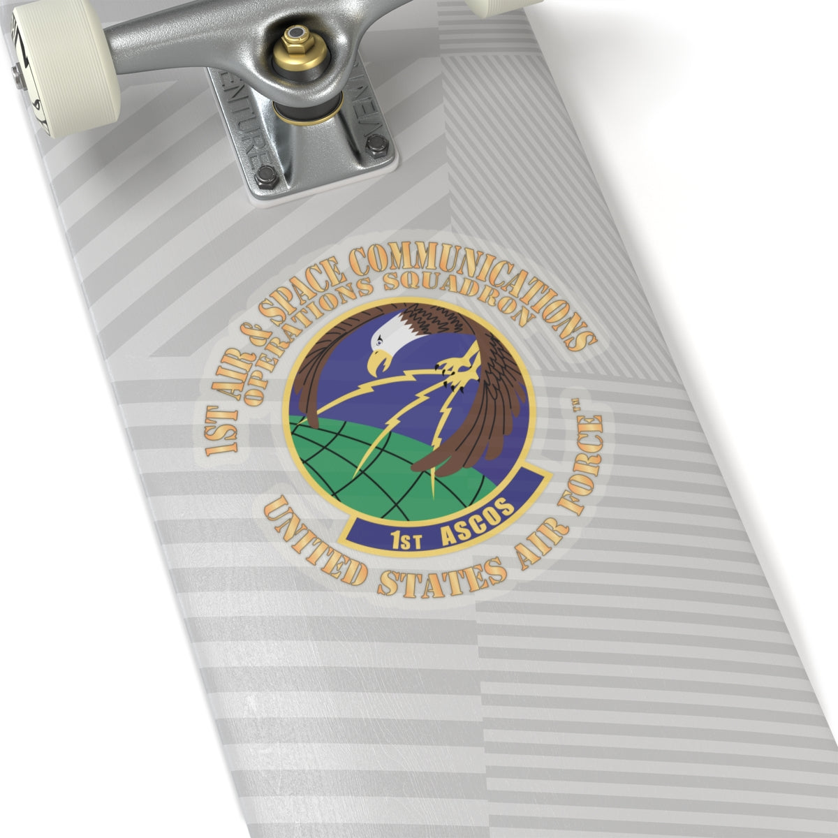 Kiss-Cut Stickers - USAF - 1st Air & Space Communications Operations Sq X 300