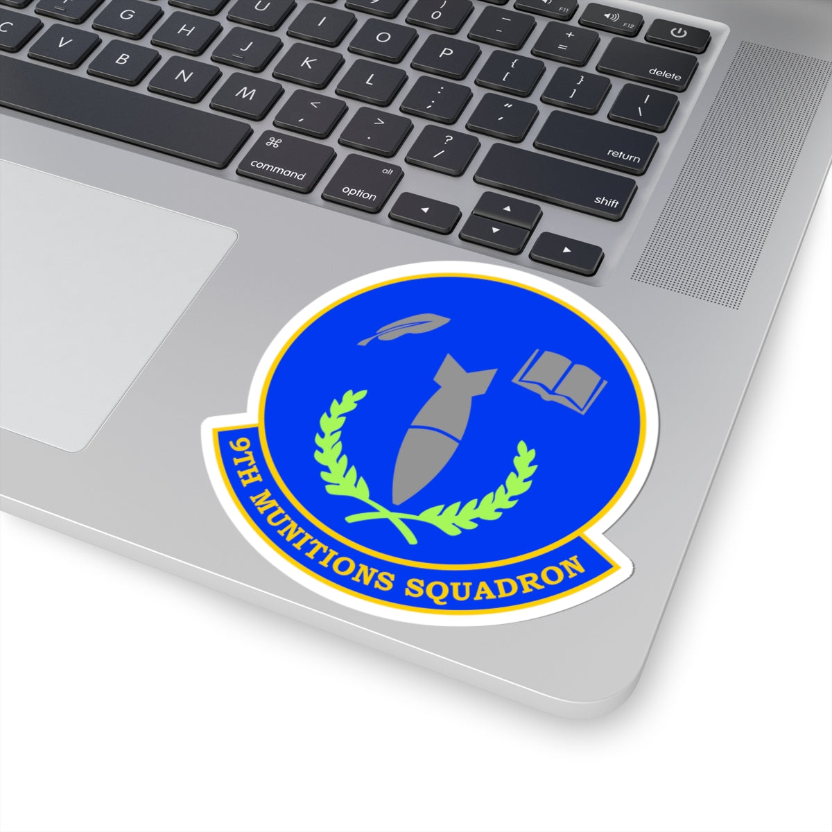Kiss-Cut Stickers - USAF - 9th Munitions Squadron wo txt X 300