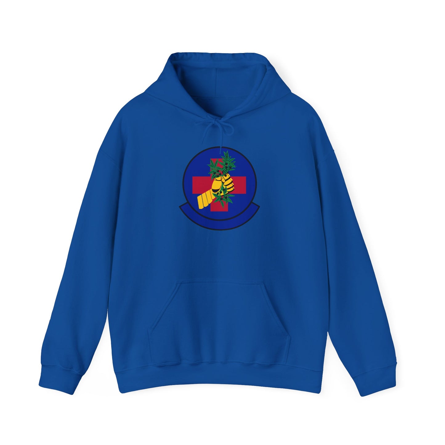 Unisex Heavy Blend Hooded Sweatshirt - USAF - 2nd Healthcare Operations Squadron wo txt