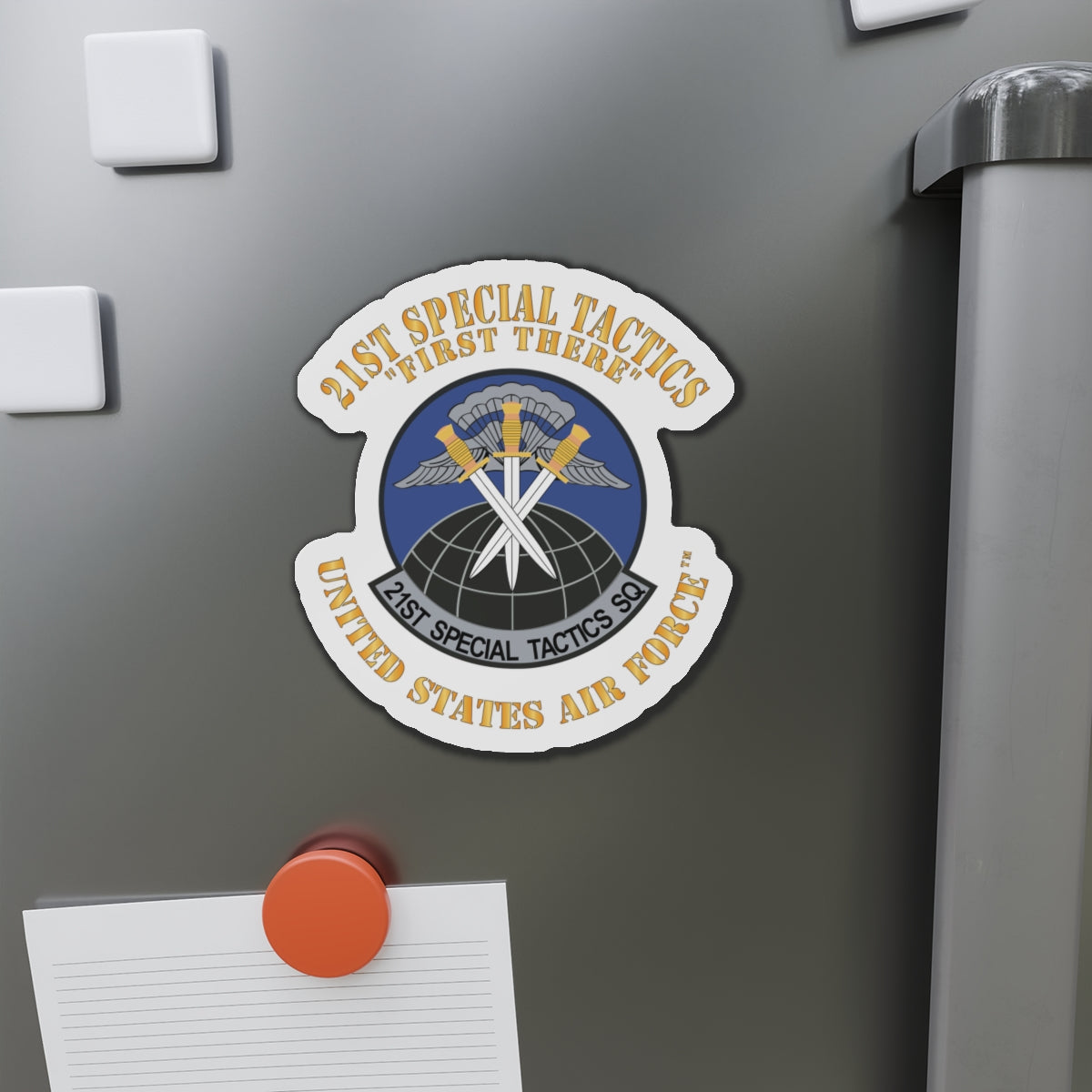 Die-Cut Magnet - USAF - 21st Special Tactics Squadron - First There