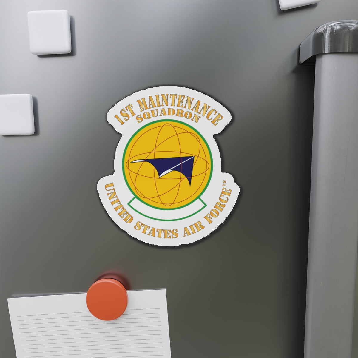 Die-Cut Magnet - USAF - 1st Maintenance Squadron X 300
