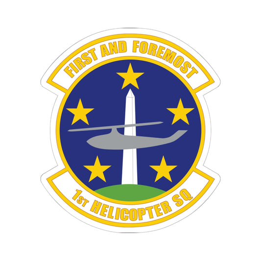 Kiss-Cut Stickers - USAF - 1st Helicopter Squadron (AFDW) wo txt