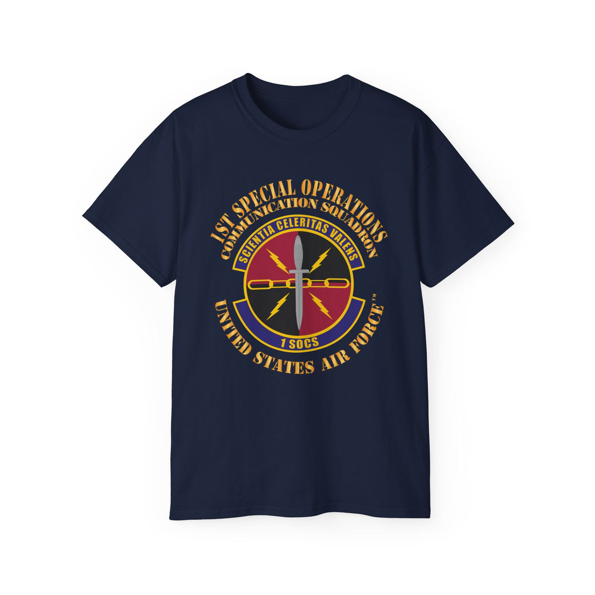 Unisex Ultra Cotton Tee - USAF - 1st Special Operations Communication Squadron X 300