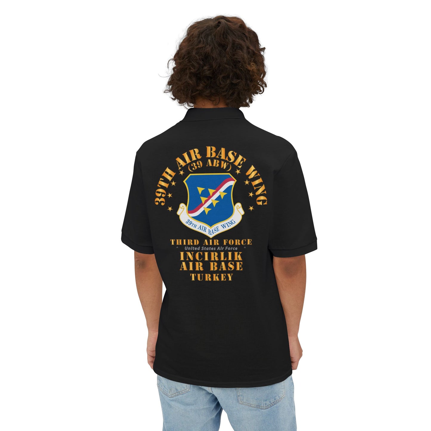Men's Piqué Polo - USAF - 39th Air Base Wing - Incirlik AB X 300
