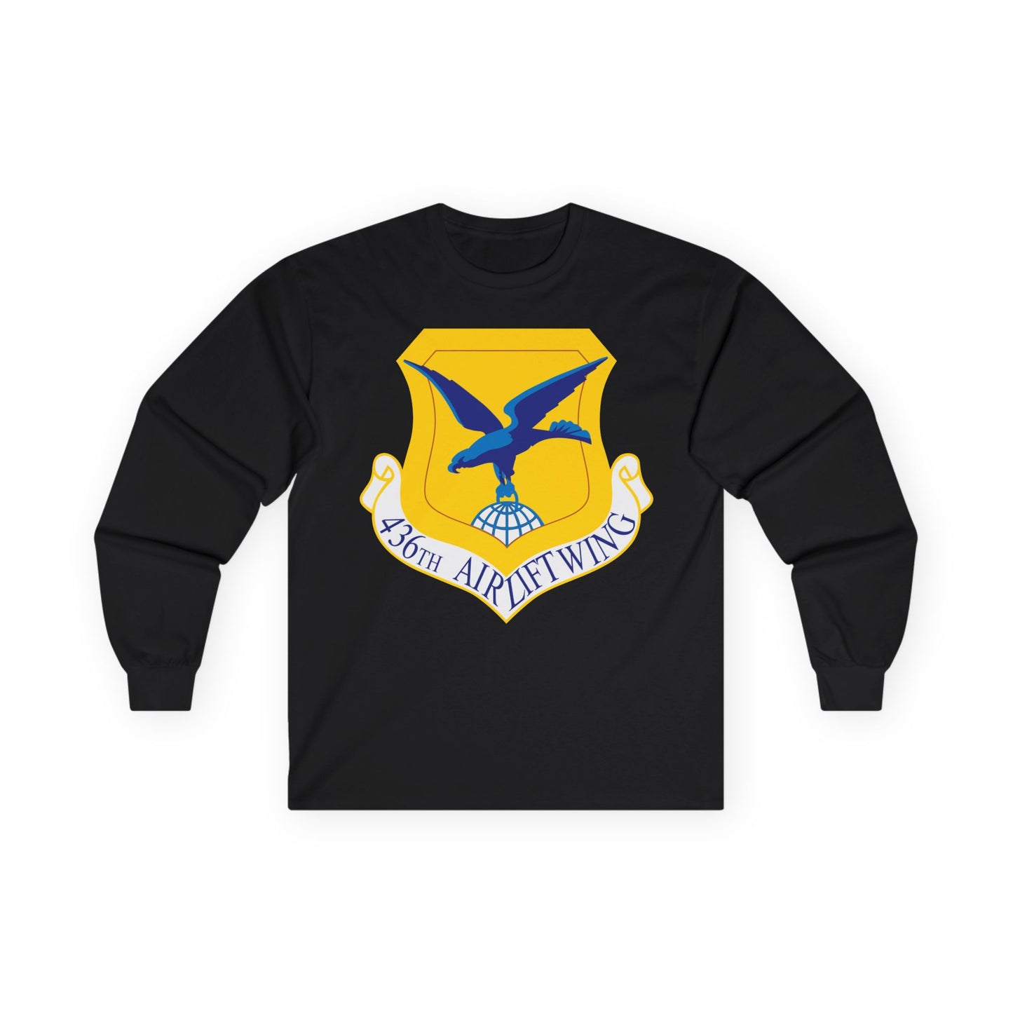 Unisex Ultra Cotton Long Sleeve Tee - USAF - 436th Airlift Wing wo Txt X 300