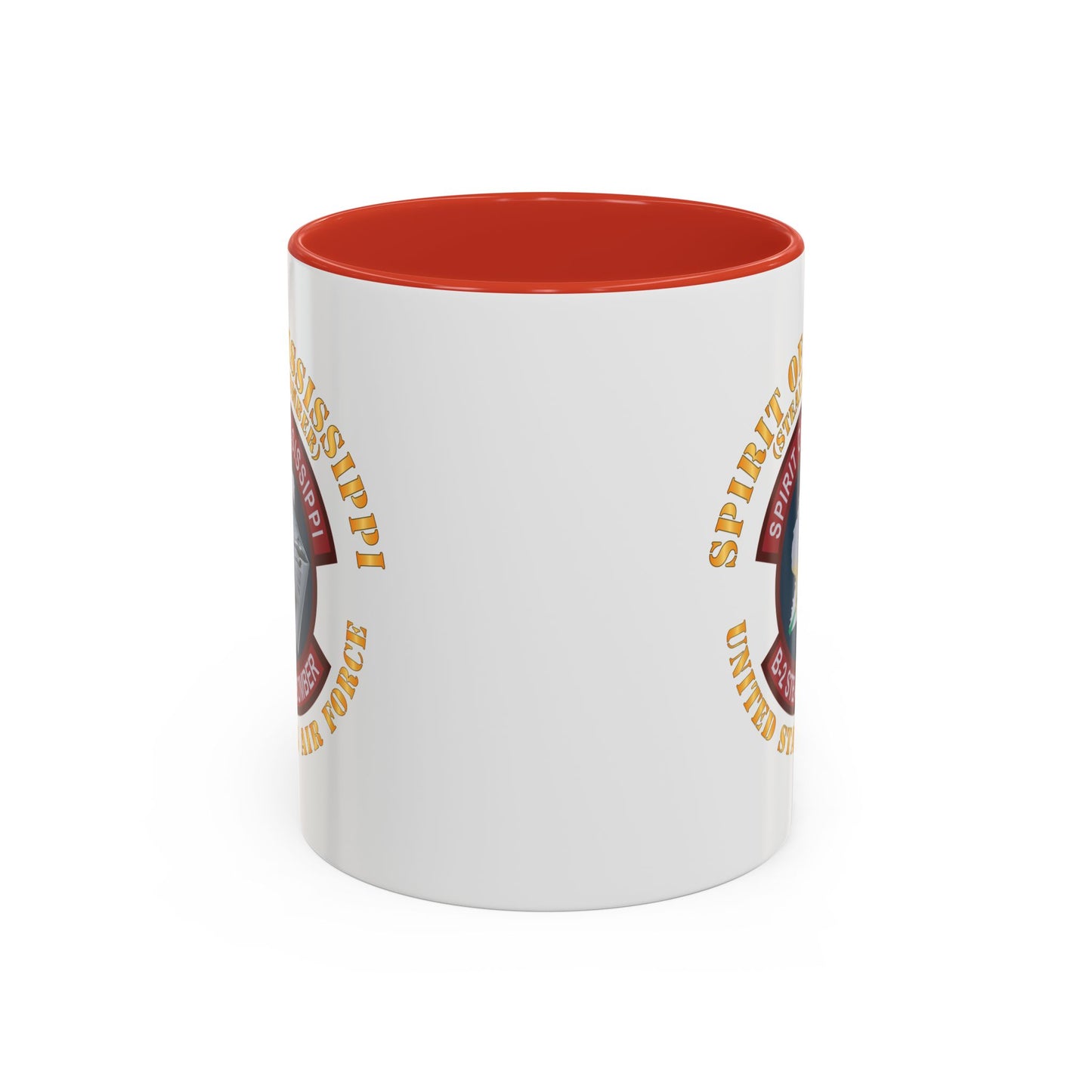 Accent Coffee Mug (11oz & 15oz) - USAF - B2 - Spirit of Mississippi - Stealth Bomber X 300