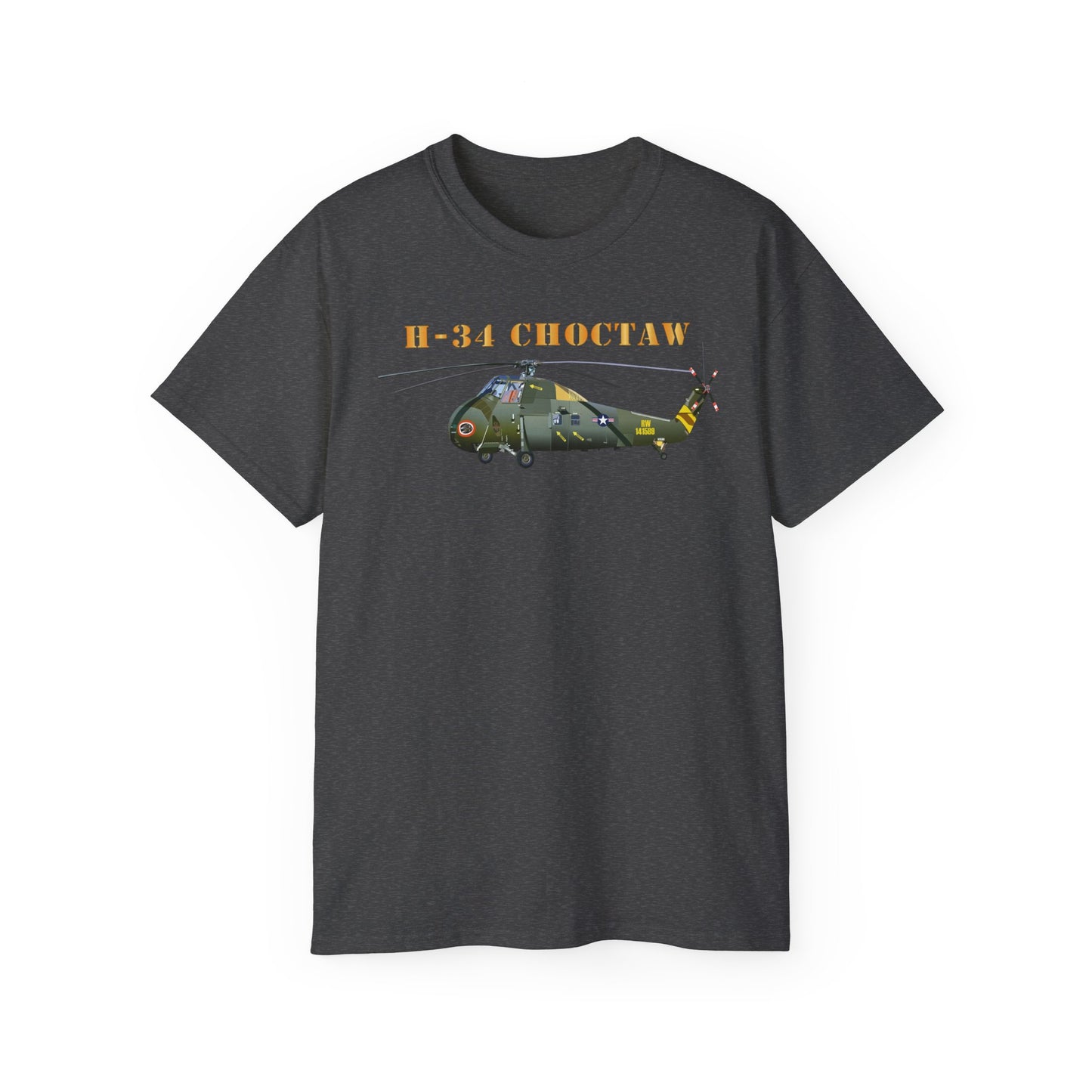 Unisex Ultra Cotton Tee - H-34 Choctaw with Txt X 300