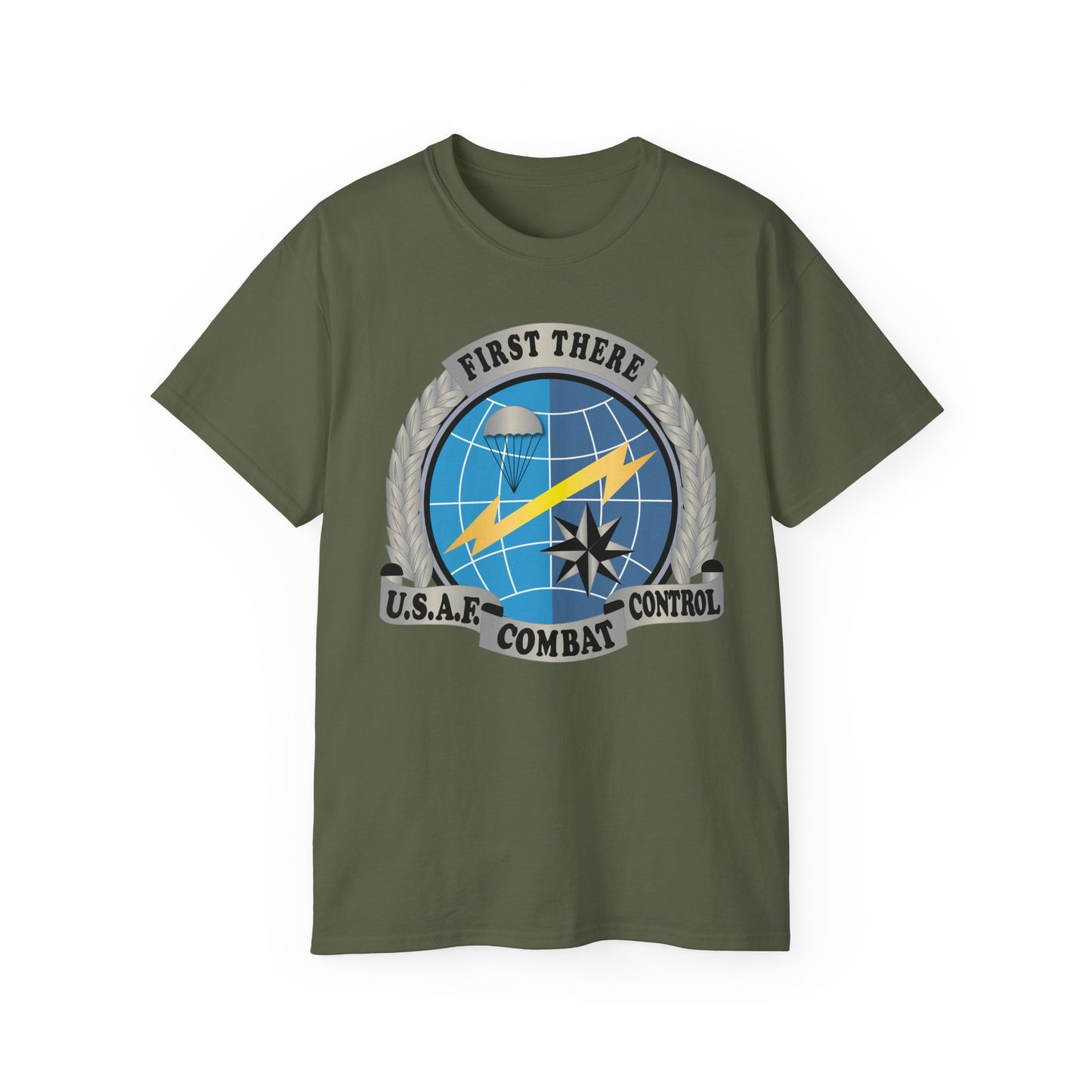 Unisex Ultra Cotton Tee - USAF - Combat Controller Badge No Txt  X 300