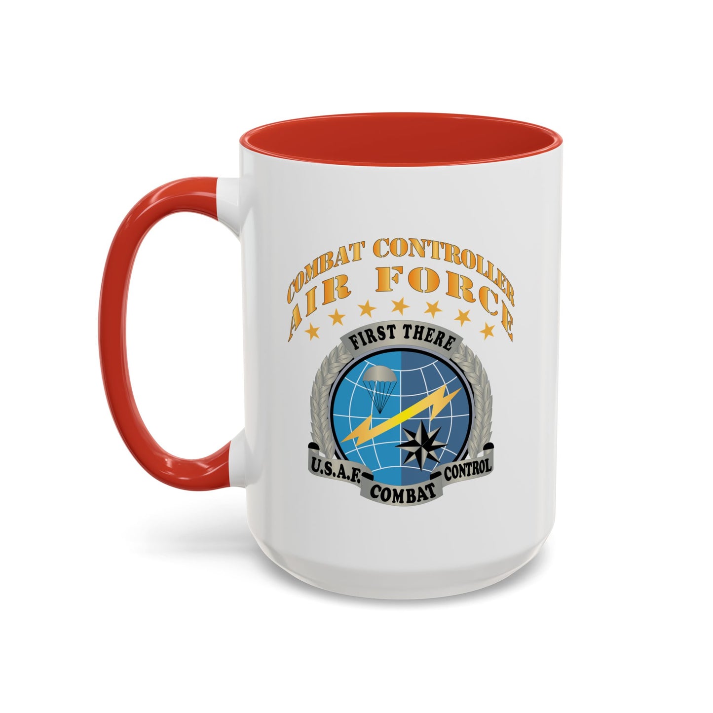 Accent Coffee Mug (11oz & 15oz) - USAF - Combat Controller X 300