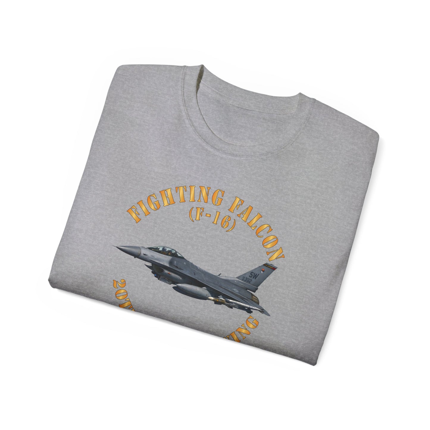 Unisex Ultra Cotton Tee - USAF - F-16 Fighting Falcon - 20th Fighter Wing X 300