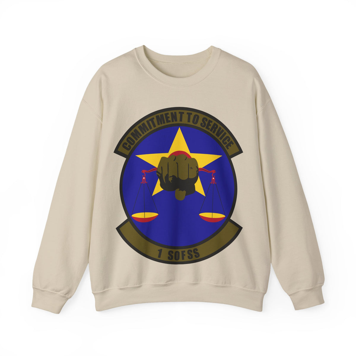 Crewneck Sweatshirt - USAF - 1st Special Operations Force Support Sq wo txt X 300