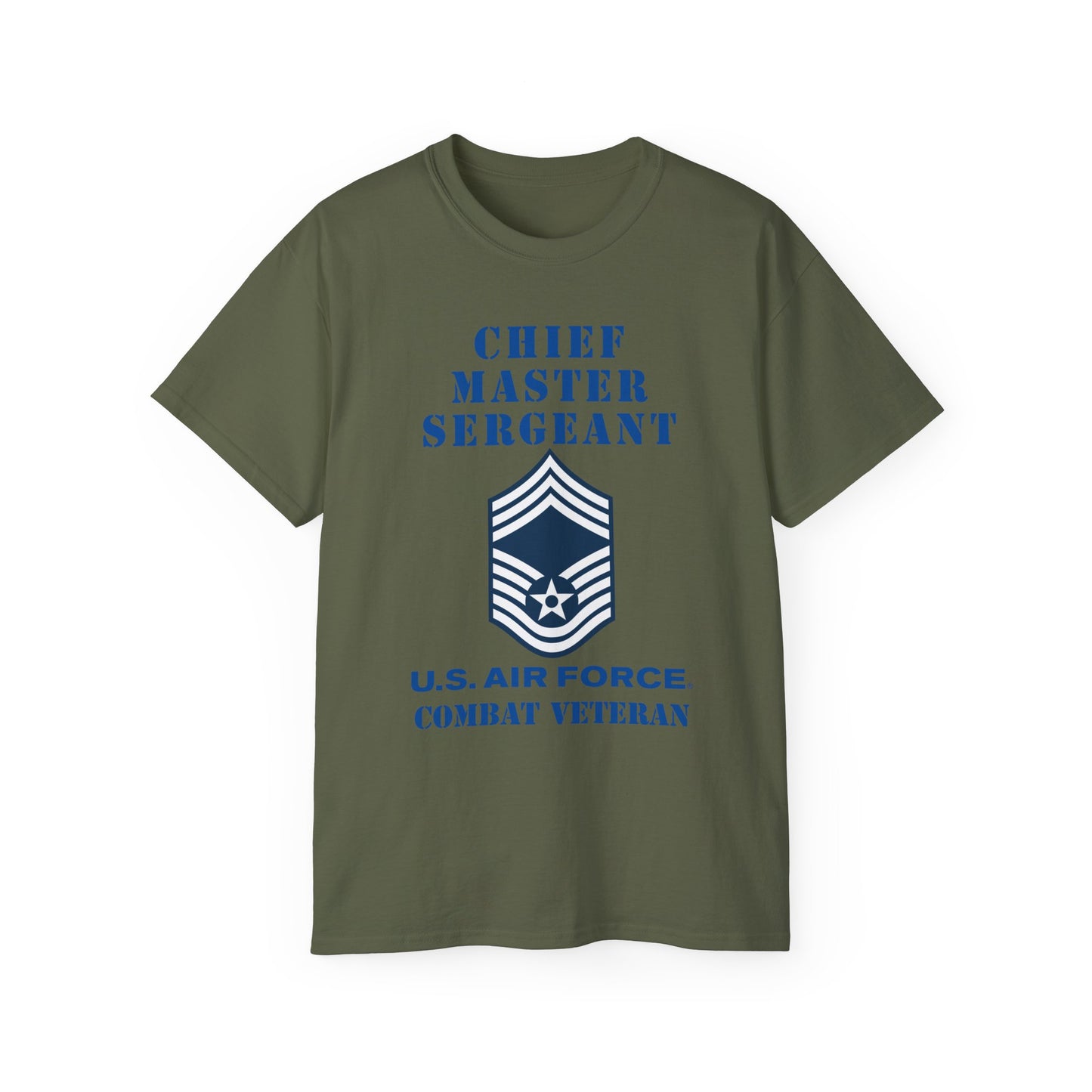 Unisex Ultra Cotton Tee - USAF - Chief Master Sergeant (E9a) - 2020 - Combat Veteran