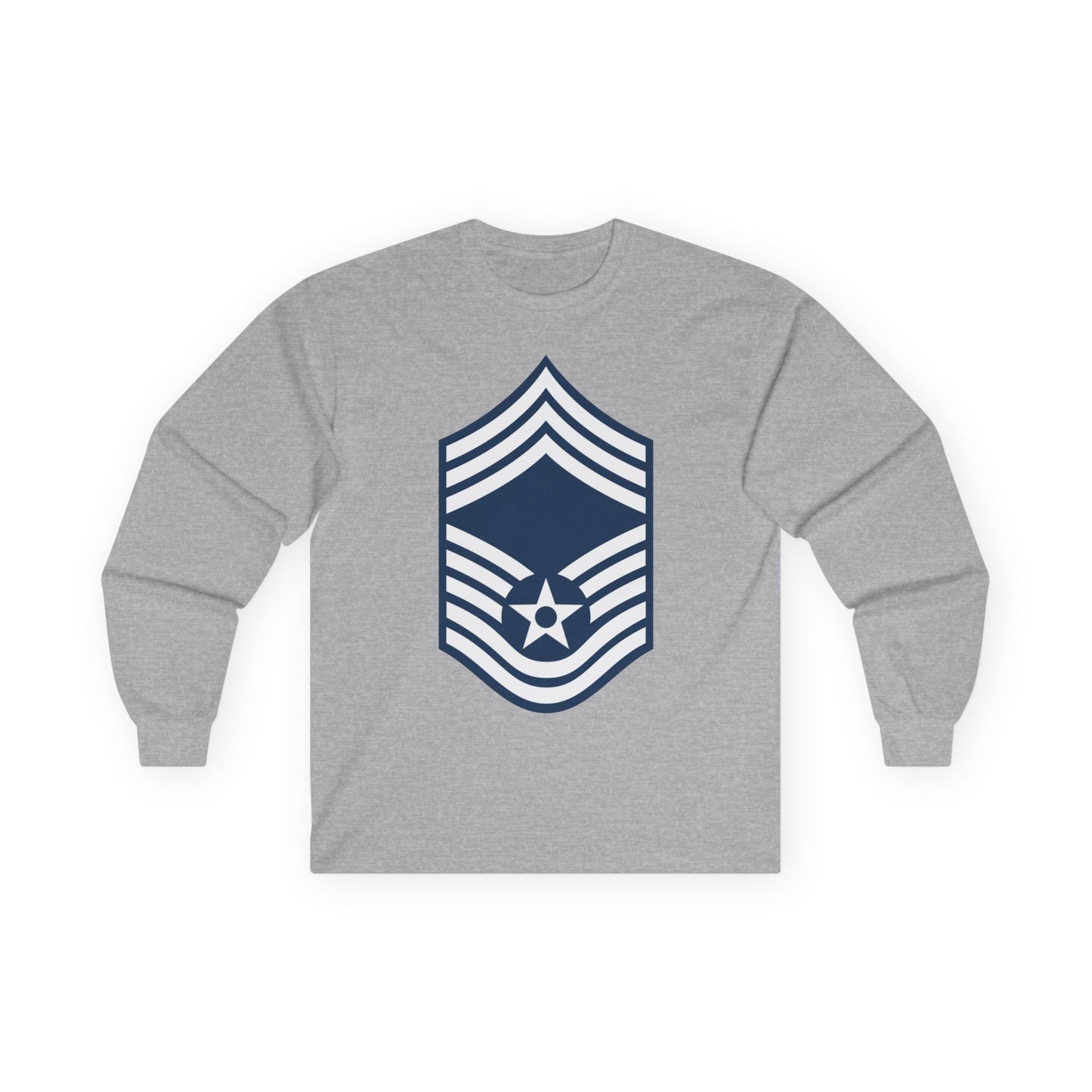 Unisex Ultra Cotton Long Sleeve Tee - USAF - Chief Master Sergeant (E9a) - 2020
