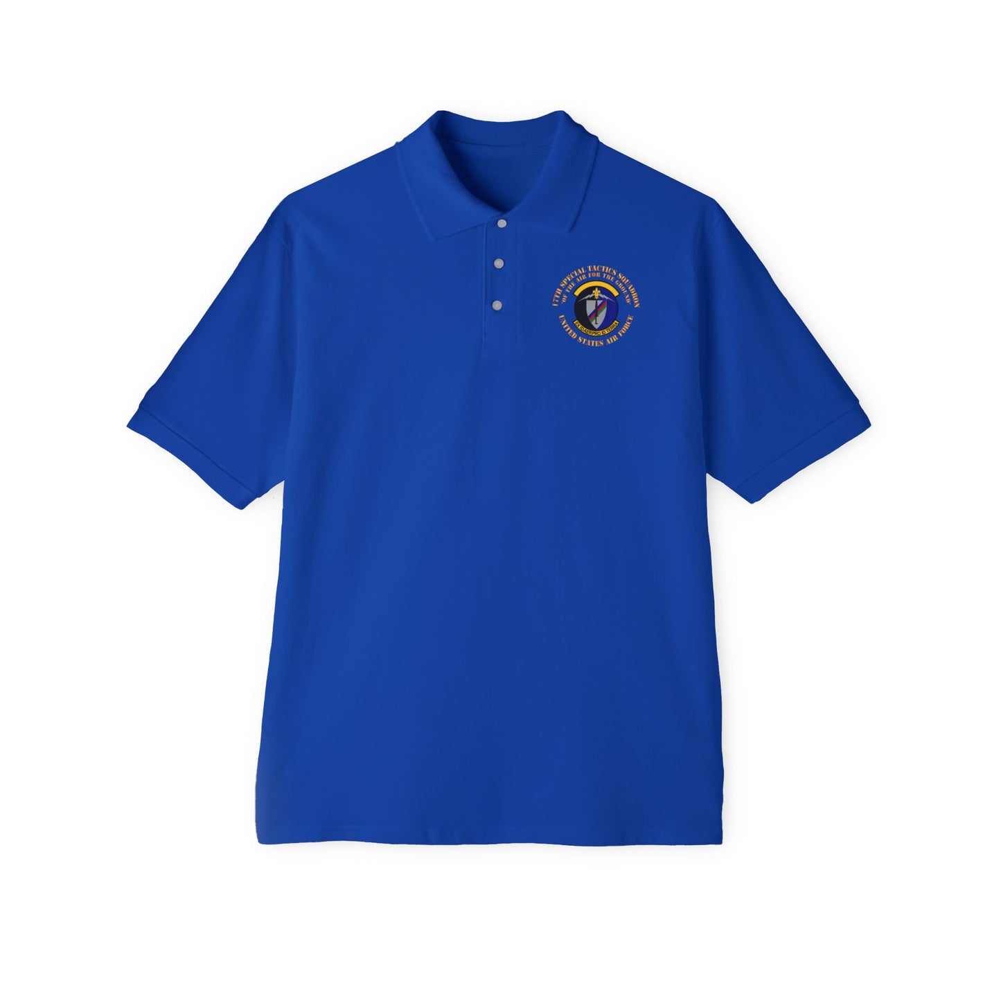 Men's Piqué Polo - USAF - 17th Special Tactics Squadron