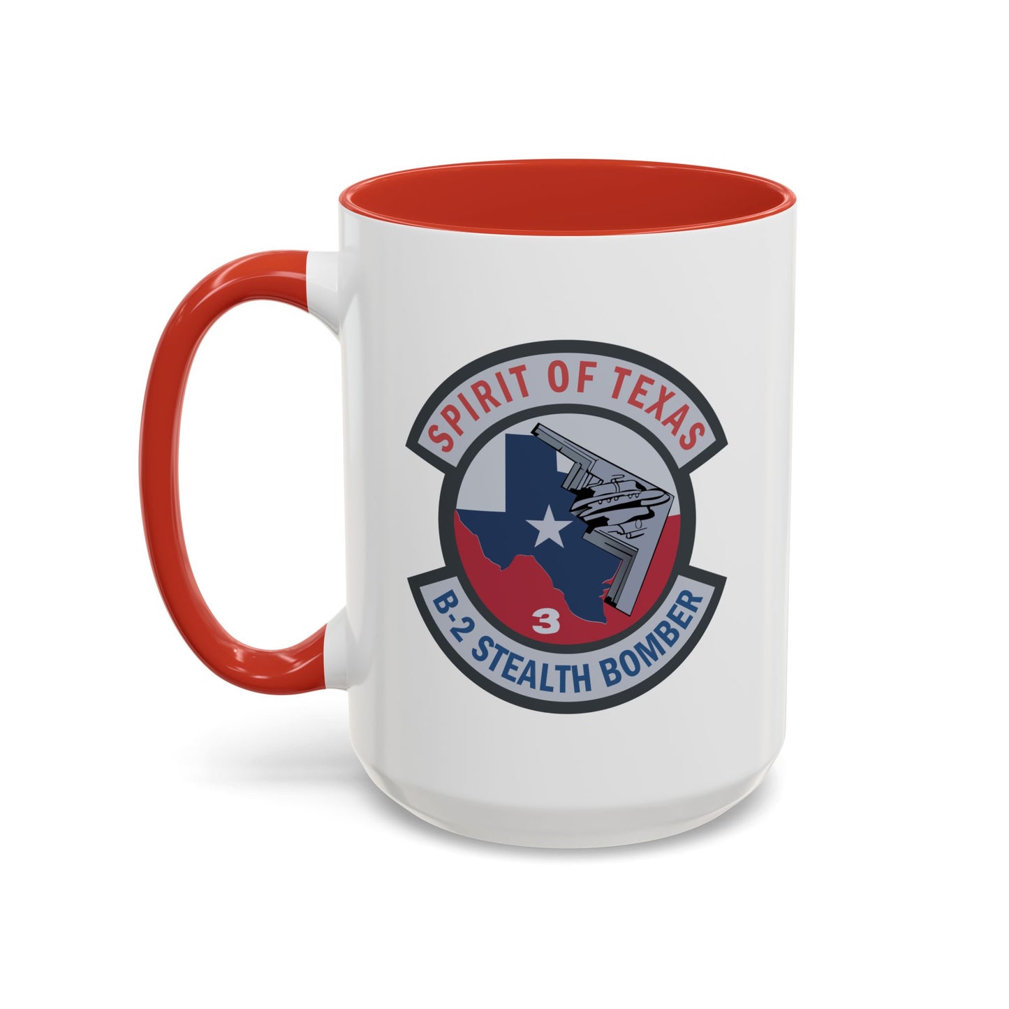 Accent Coffee Mug (11oz & 15oz) - USAF - B2 - Spirit of Texas - Stealth Bomber wo txt X 300
