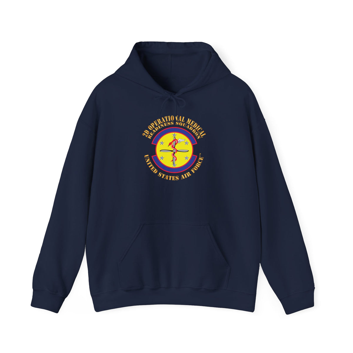 Unisex Heavy Blend Hooded Sweatshirt - USAF - 2d Operational Medical Readiness Sq