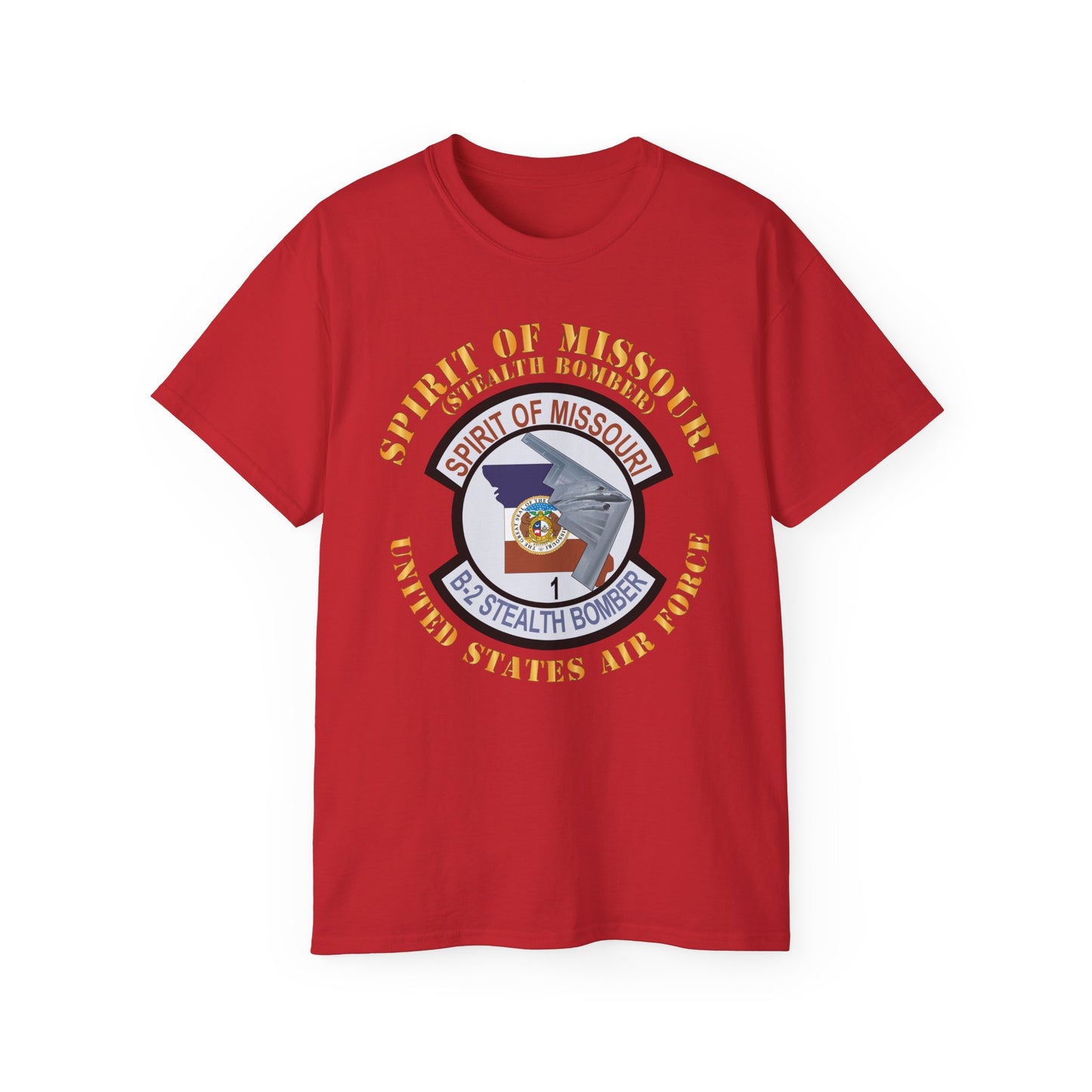 Unisex Ultra Cotton Tee - USAF - B2 - Spirit of Missouri Stealth Bomber X 300