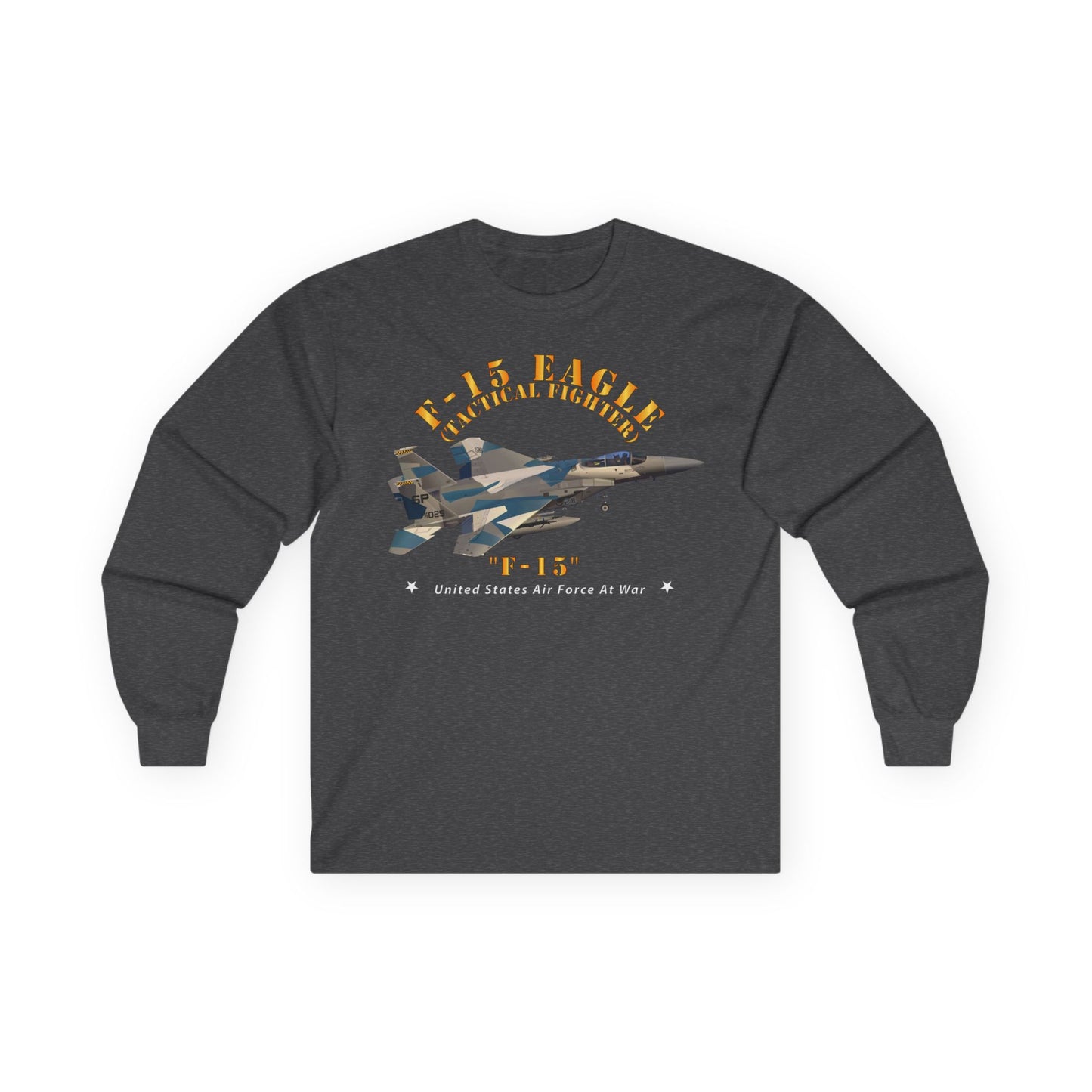 Unisex Ultra Cotton Long Sleeve Tee - USAF - F15 Eagle - F15
