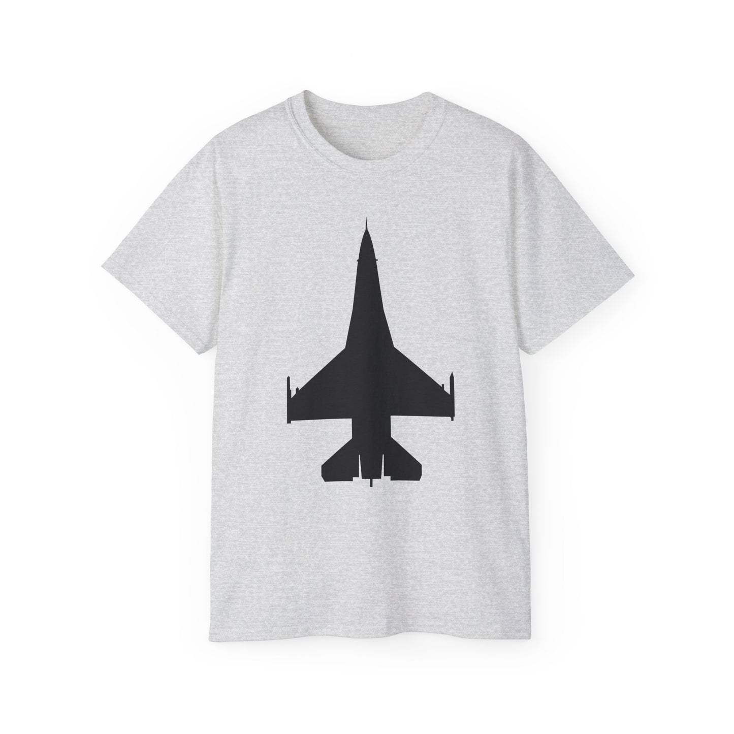Unisex Ultra Cotton Tee - Aircraft - F-16 -Top - Black wo Txt X 300
