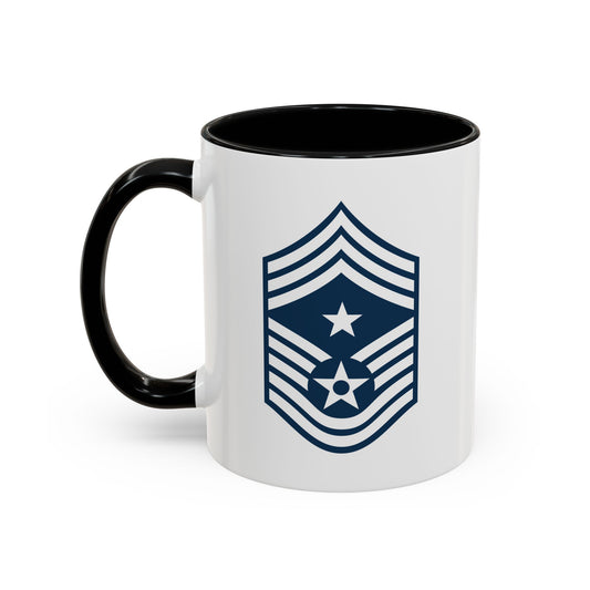 Accent Coffee Mug (11oz & 15oz) - USAF - Command Chief Master Sergeant (E9c) - 2020